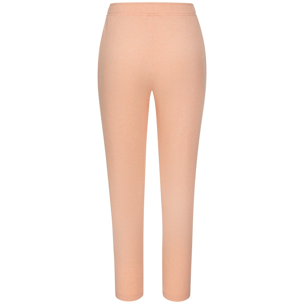 s.Oliver Pyjamahose, in elastischer 4x4 Rippware