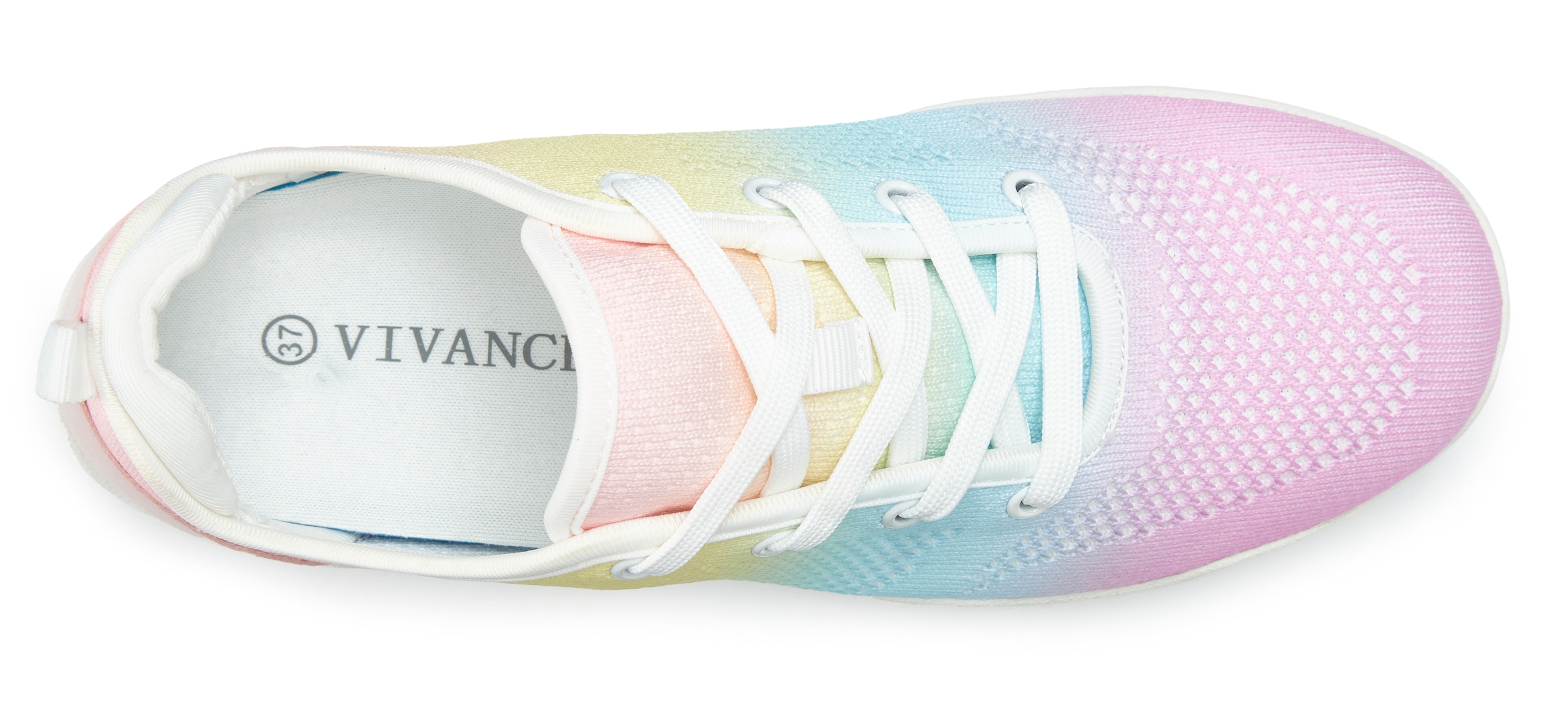 Vivance Sneaker »Schnürhalbschuh,«  mit leichter Sohle und modischem Farbverlauf VEGAN