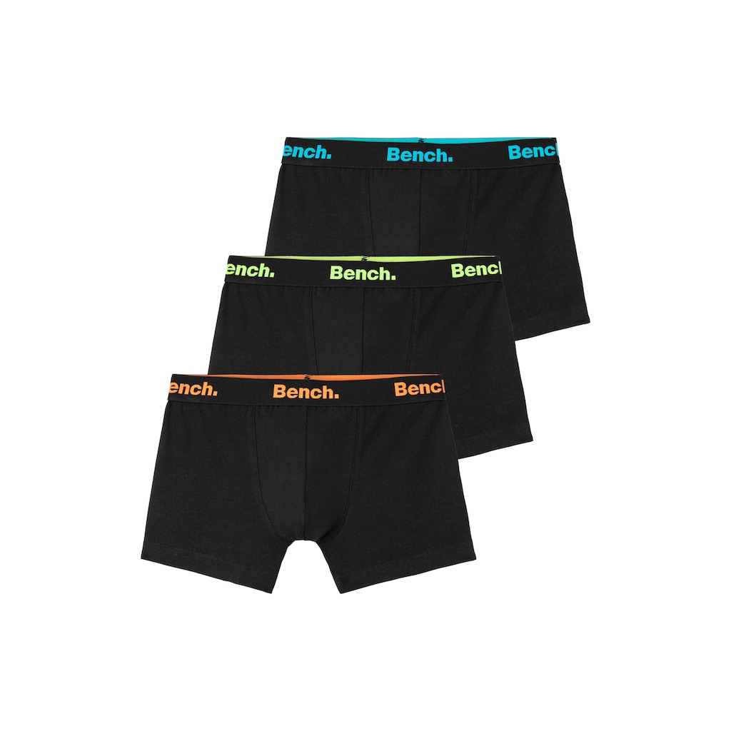 Bench. Boxer »Boxershorts für Jungen«, (Packung, 3 St.), mit Logo-Webbund