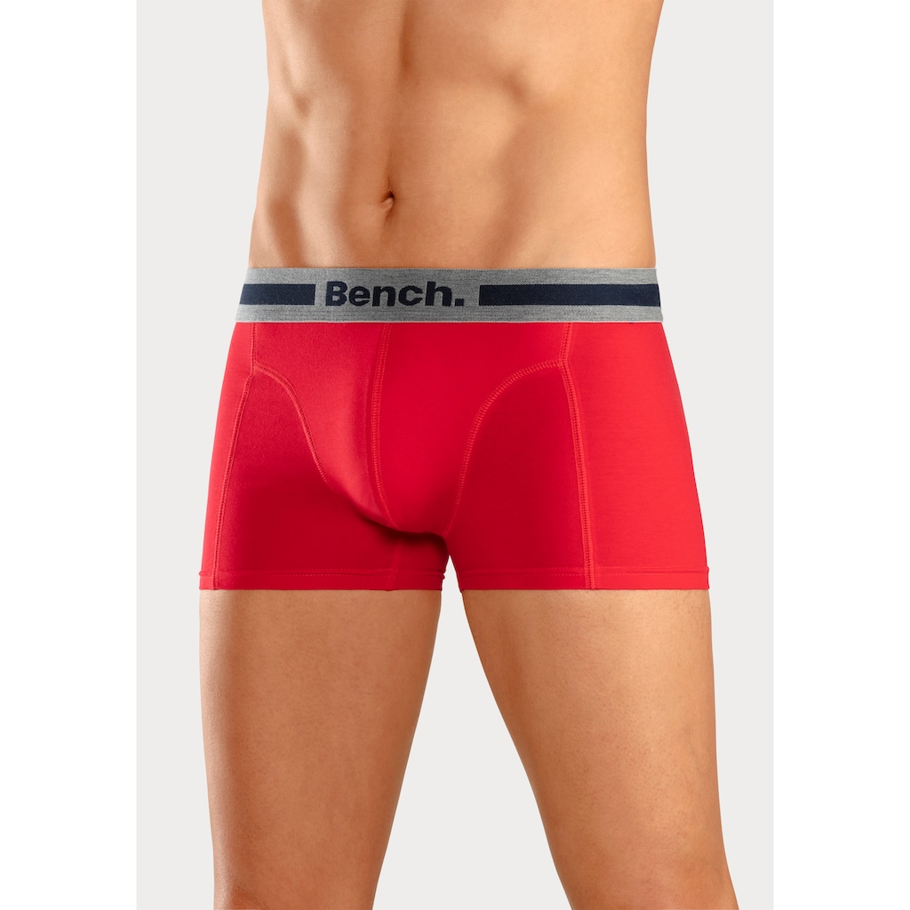 Bench. Boxer »Boxershorts für Herren«, (Packung, 4 St.), Unterhosen mit Overlock-Nähten vorn