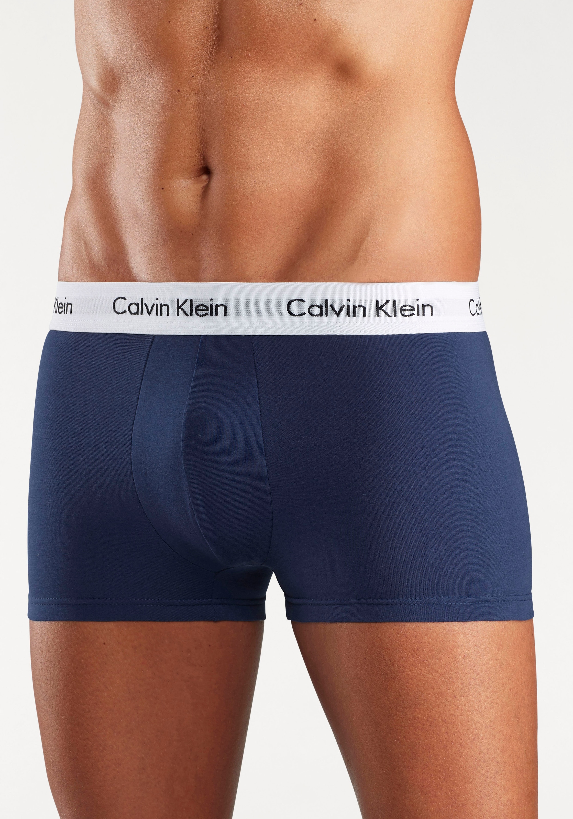 Calvin Klein Underwear Trunk »Low Rise Trunk 3 PACK« 3 Stk. mit weissem Webbund