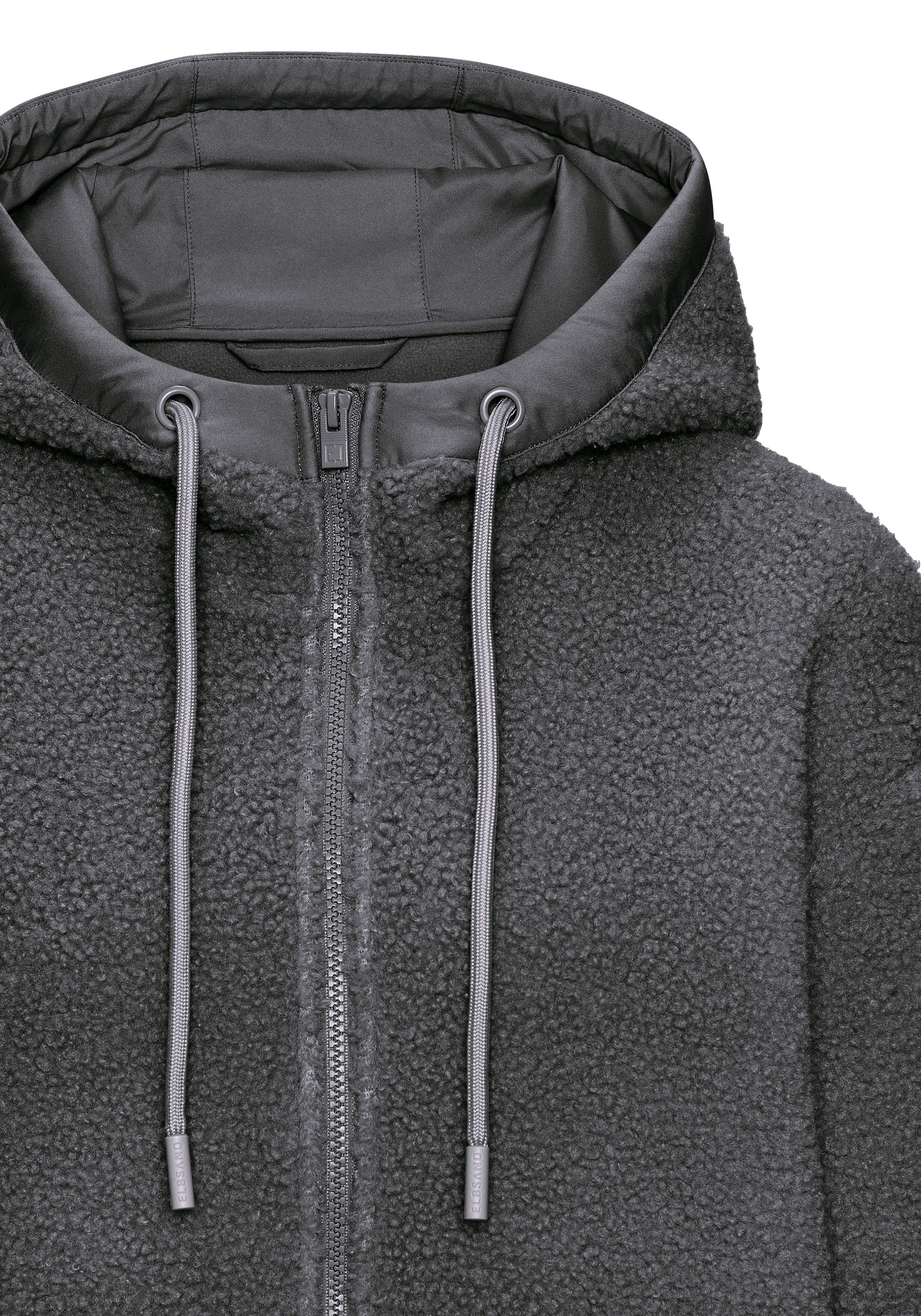 Elbsand Fleecejacke mit Kapuze mit Kapuze
