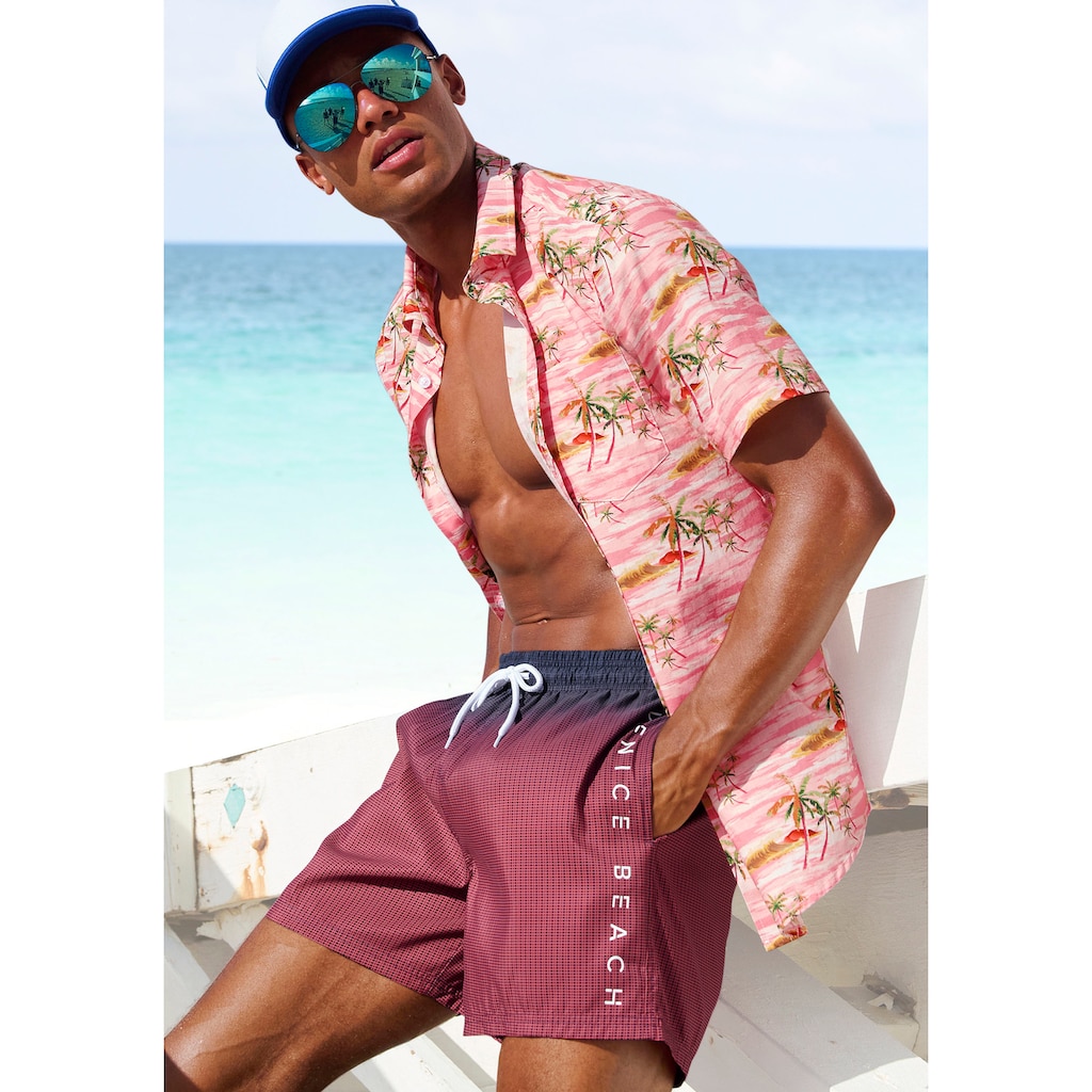 Venice Beach Badeshorts, mit Farbverlauf