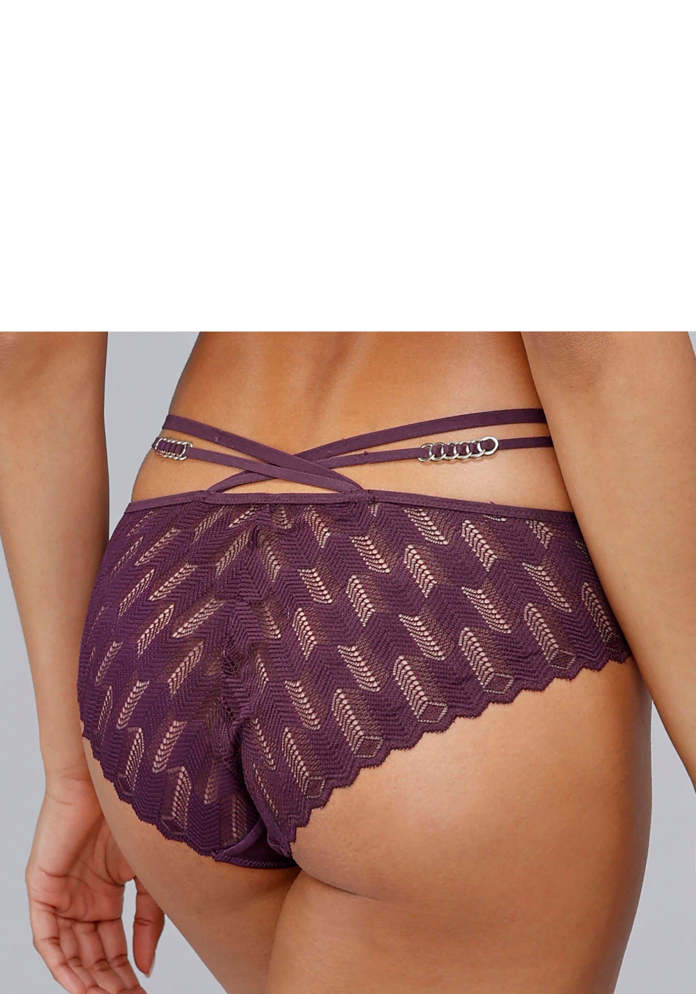LASCANA Panty, mit hübscher Bänder-Optik