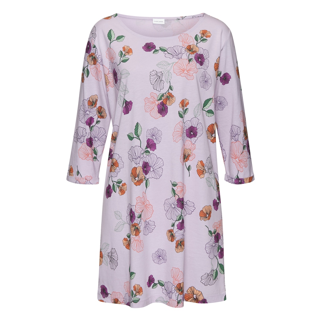 Vivance Dreams Nachthemd, mit Blumen-Druck
