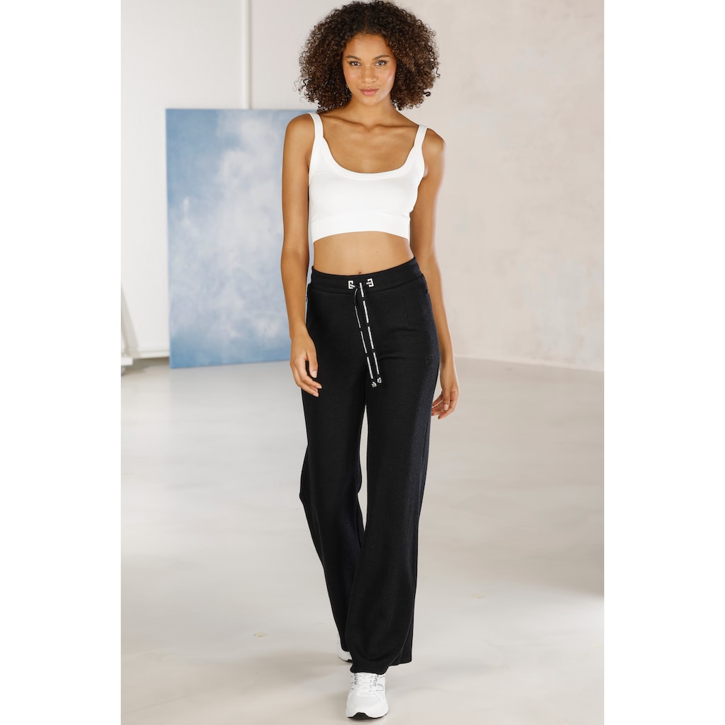 French Connection Loungepants, in gerippter Strickoptik
