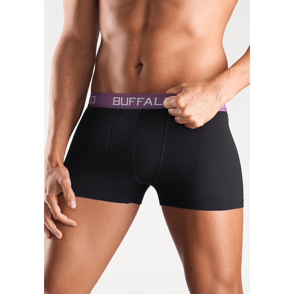 Buffalo Boxer »Boxershorts für Herren«, (Packung, 4 St.), aus Baumwoll-Mix