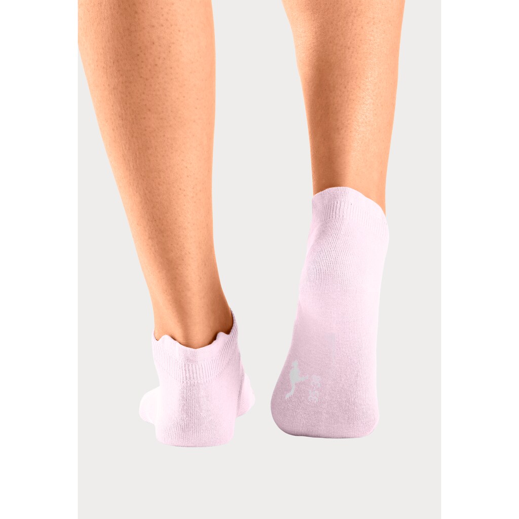 KangaROOS Sneakersocken, (Packung, 10 Paar), mit erhöhtem Bündchen