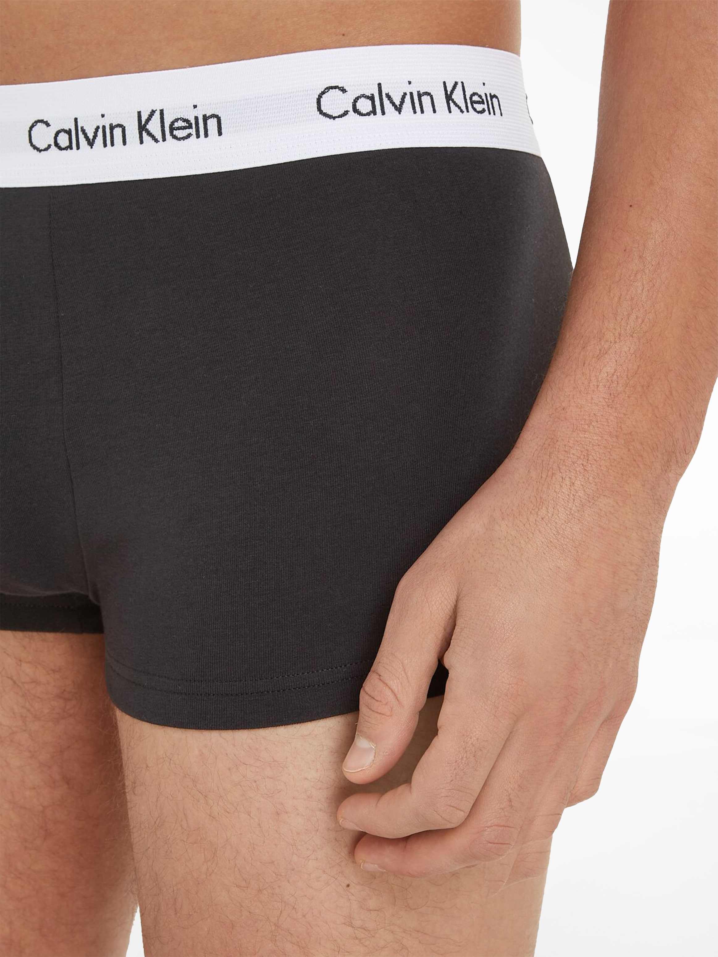 Calvin Klein Underwear Hipster, (3 St.), mit weissem Webbund