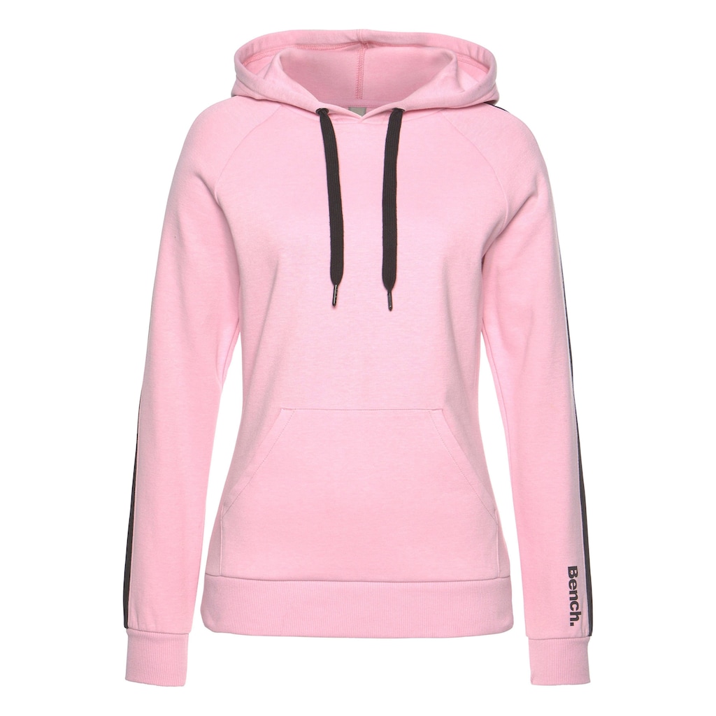 Bench. Loungewear Kapuzensweatshirt, mit Seitenstreifen und Kängurutasche, Loungeanzug, Hoodie