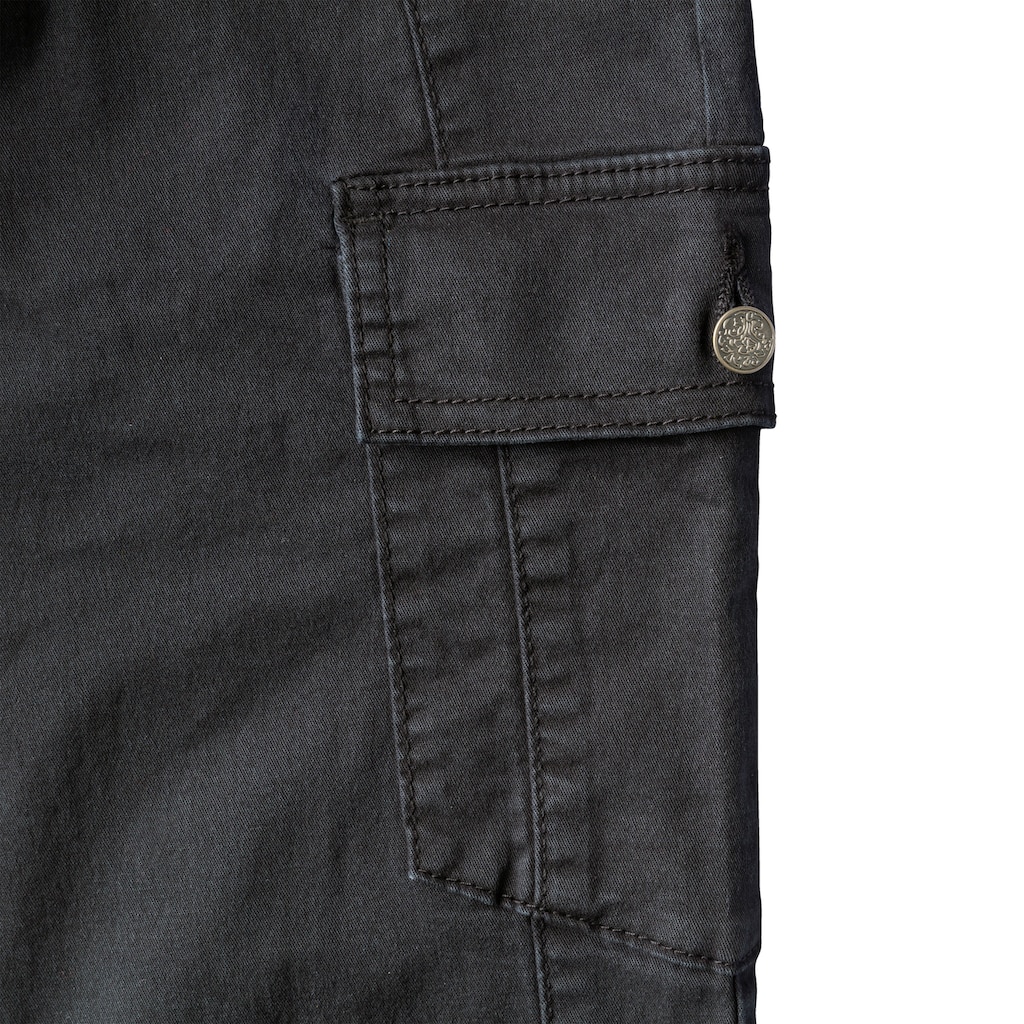 Vivance active Trekkinghose »Cargo Jeans Optik«, Baumwollmix mit Cargo Taschen