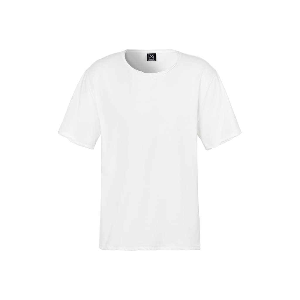 John Devin T-Shirt, (Packung, 2), Relaxed Fit, Kurzarm, Freizeitshirt mit Rundhals aus reiner Baumwolle