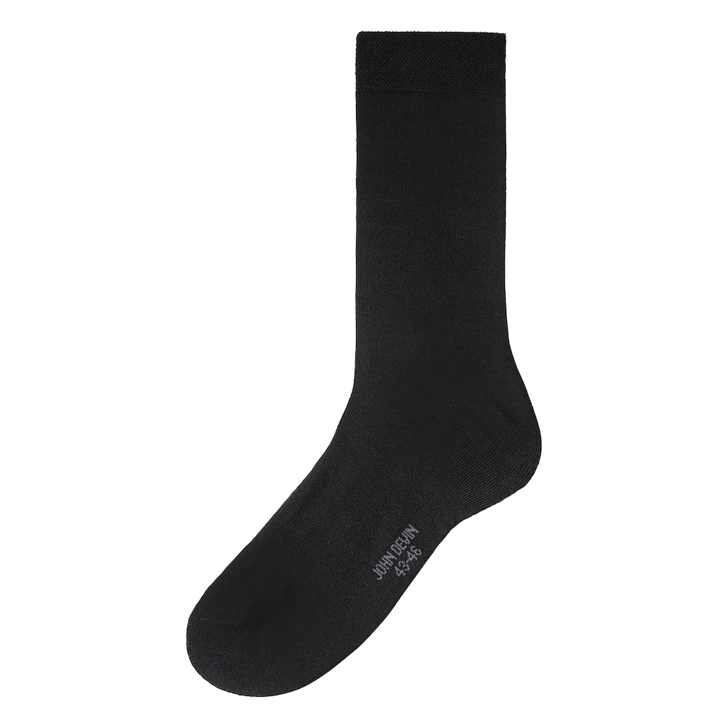 John Devin Businesssocken, (Packung, 6 Paar), lange Form, wertig in Box verpackt