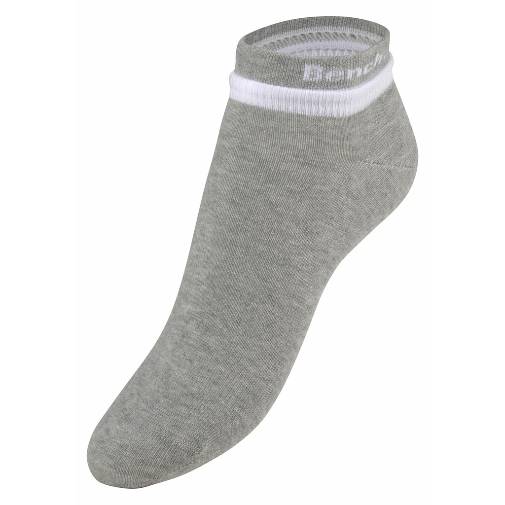 Bench. Kurzsocken, (Packung, 6 Paar), mit doppelten Bündchen