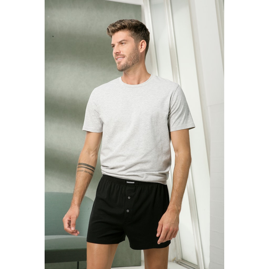 Bruno Banani T-Shirt, (Packung, 3 tlg.), mit Rundhals-Ausschnitt