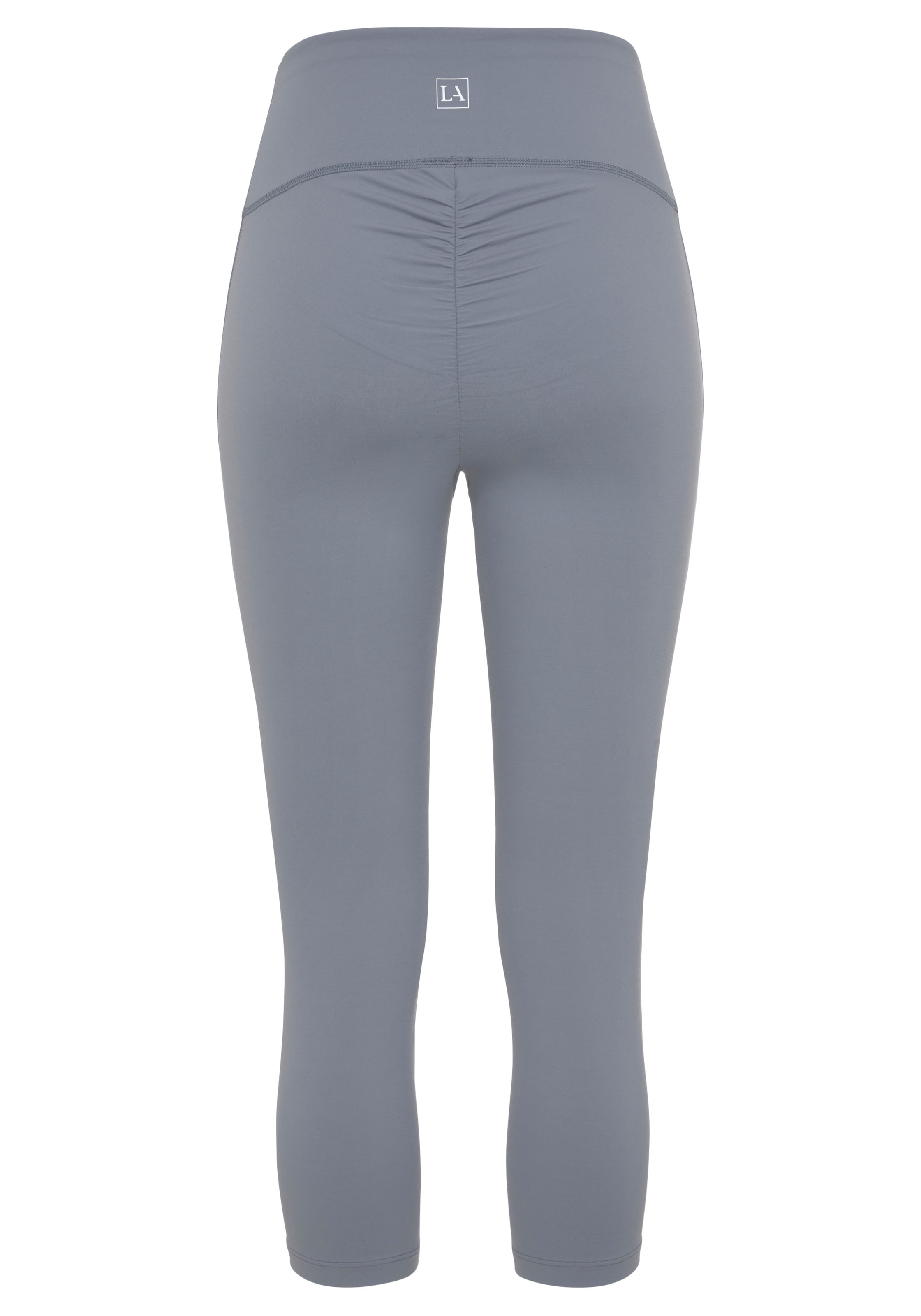 LASCANA ACTIVE Caprileggings, mit kleiner Raffung, Loungewear