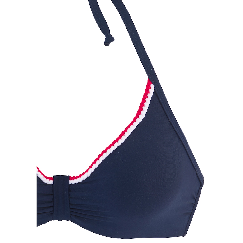 s.Oliver Bügel-Bikini-Top »Junis«, mit geflochtenen Details