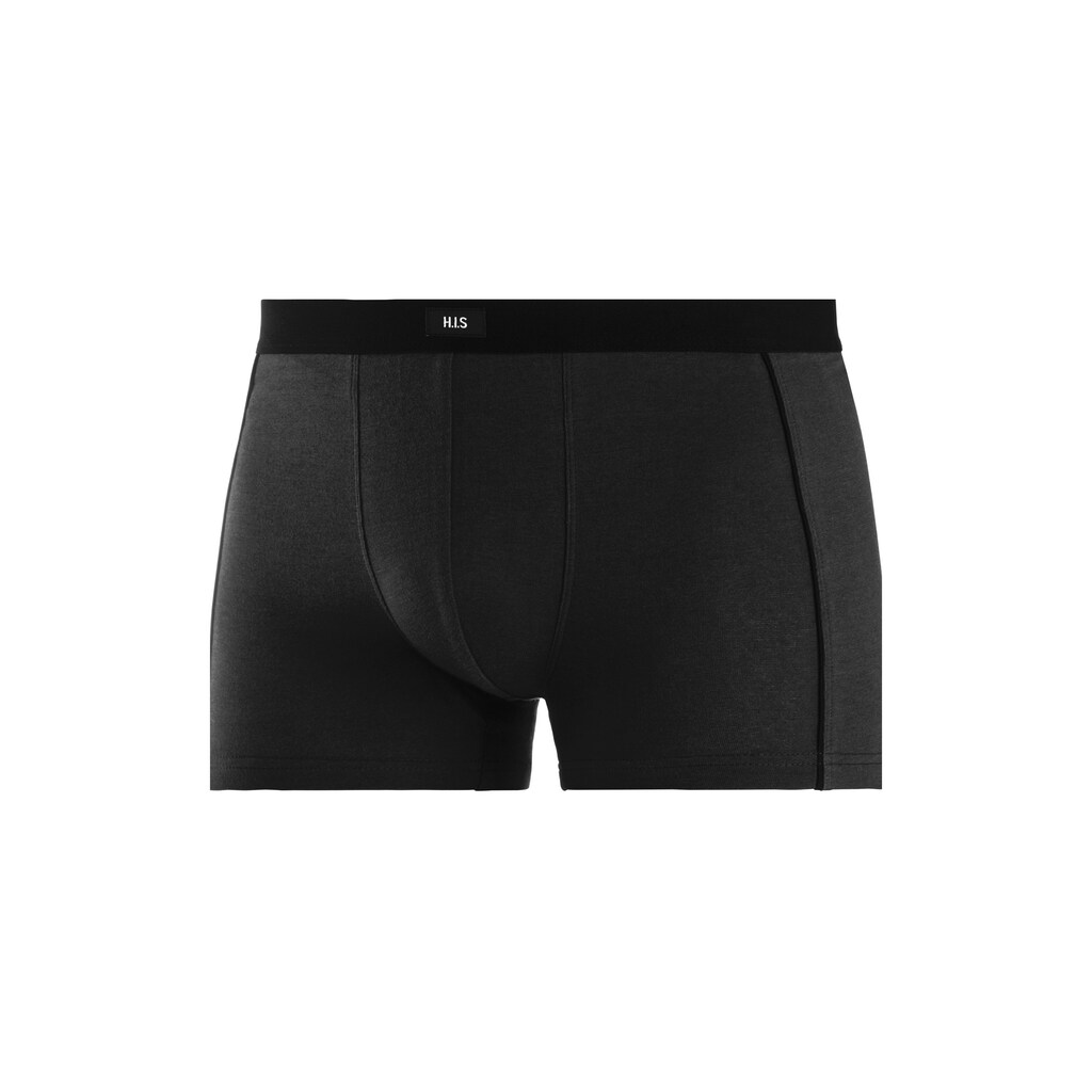 H.I.S Boxer »Boxershorts für Herren«, (Packung, 3 St.), mit schmalen Piping an den Seiten