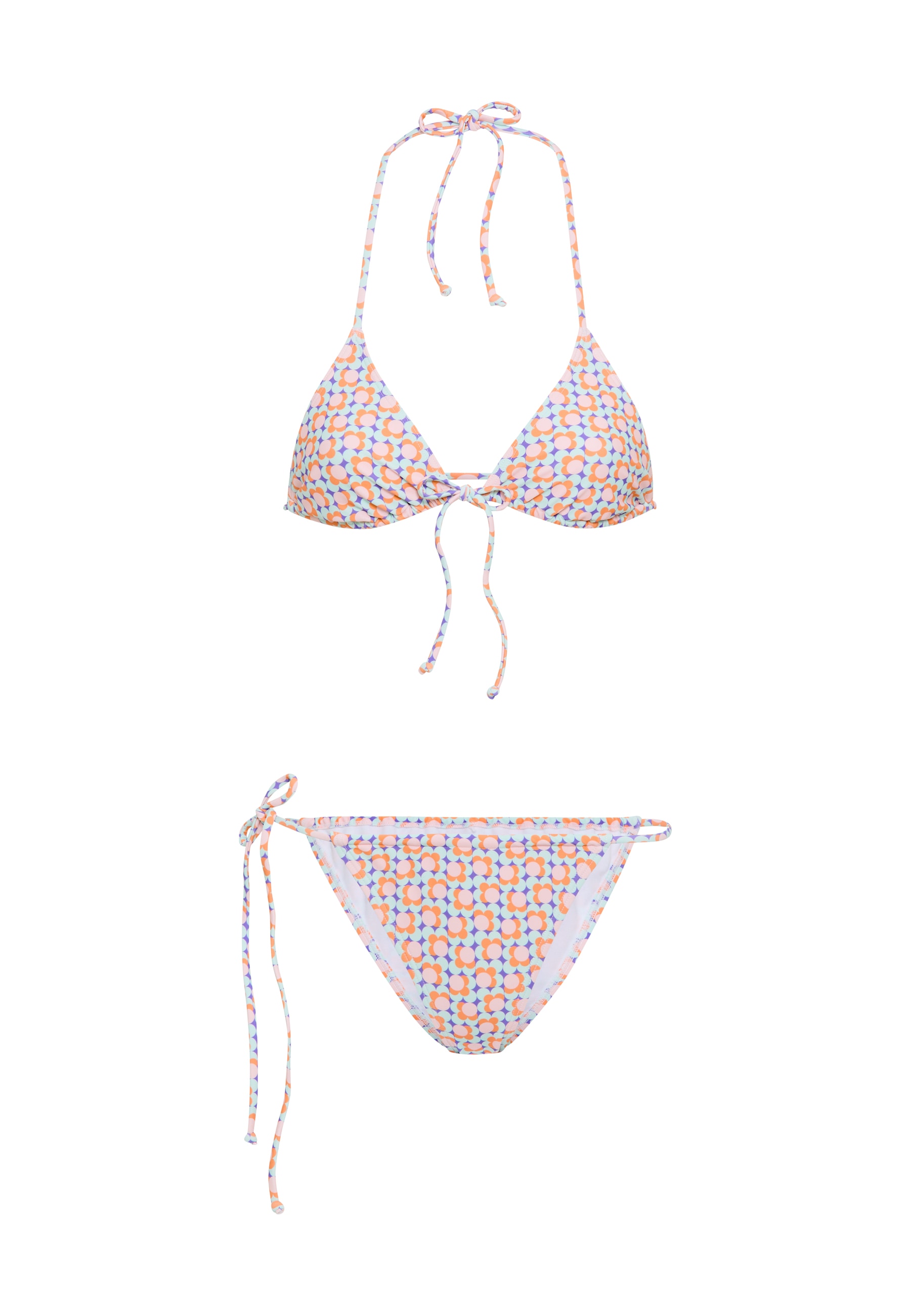 LSCN by LASCANA Triangel-Bikini im trendigen Blumenprint