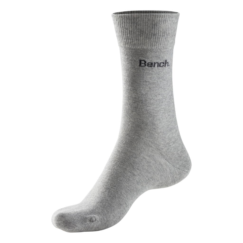 Bench. Basicsocken, (Packung, 4 Paar), in angenehm weicher Markenqualität