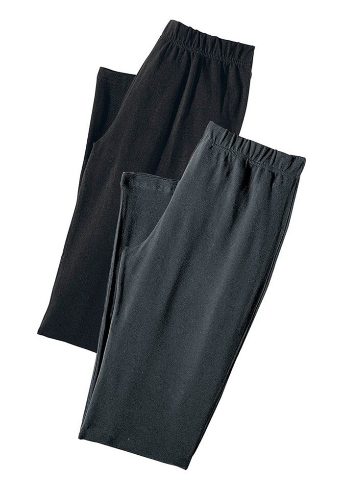 Vivance active Caprihose, (2er-Pack), mit Gummibund, Loungewear