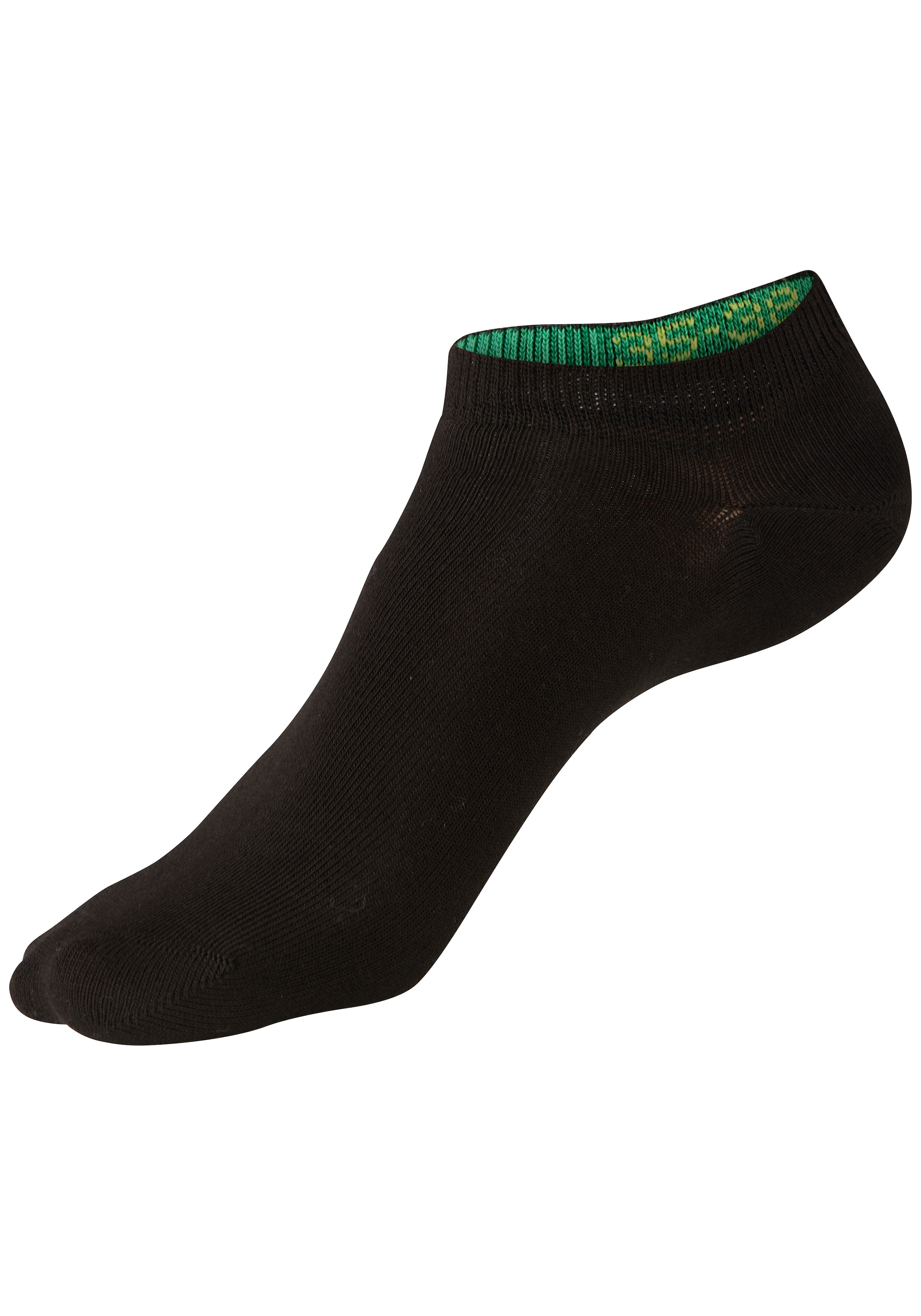 H.I.S Chaussettes de baskets »für Damen und Herren, perfekt zu sortieren, mit farbigen Innenbündchen« Boîte, 20 Couple tlg. dans une boîte cadeau pratique pour le travail et les loisirs