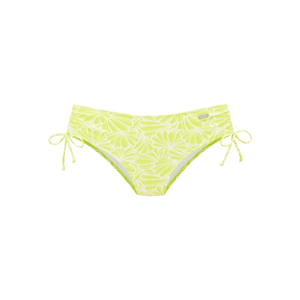 Venice Beach Bikini-Hose »Peony«, in höherer Schnittform und modischer Strukturware