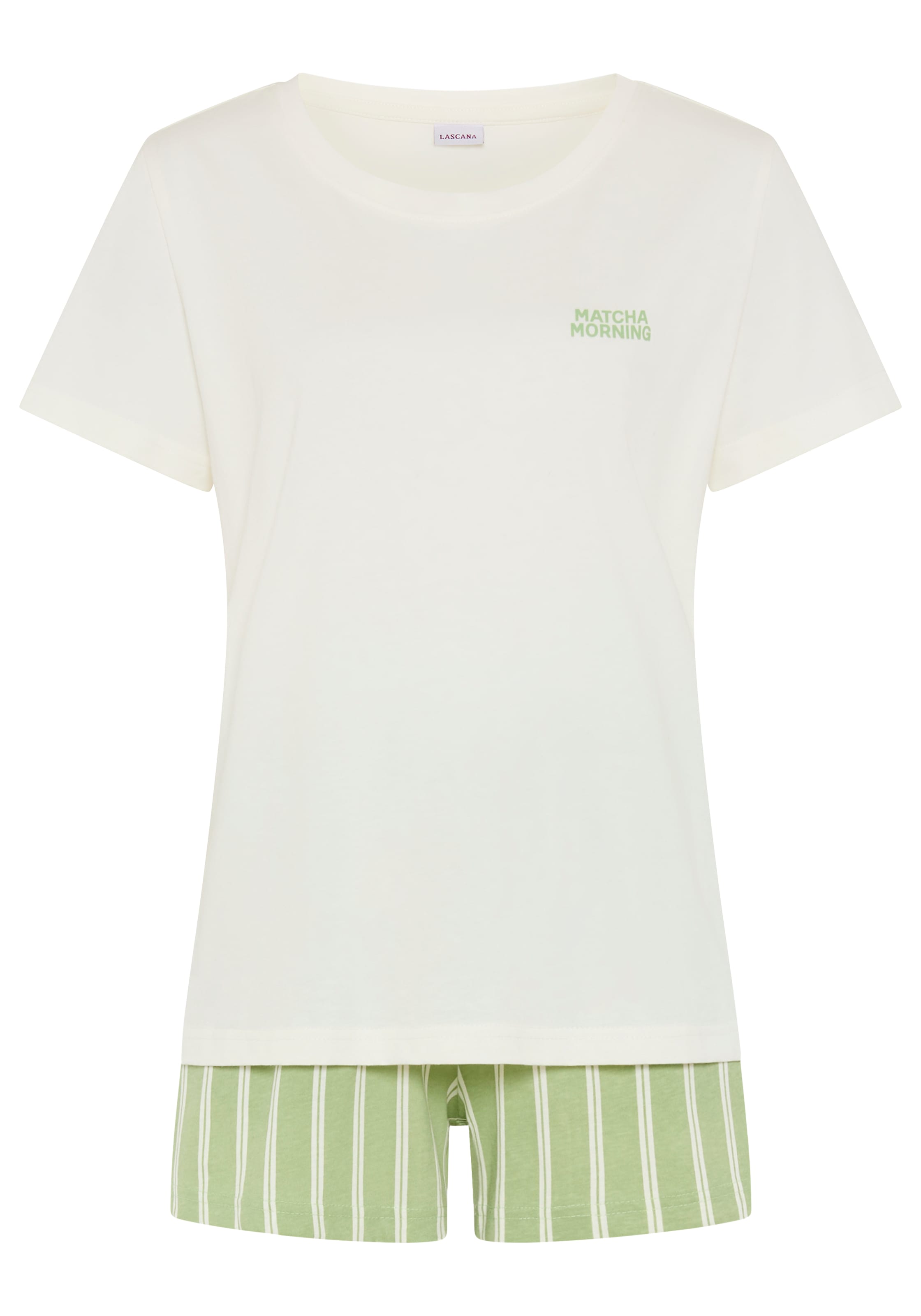 LSCN by LASCANA Shorty Set, 2 mit Front-und Back-Print