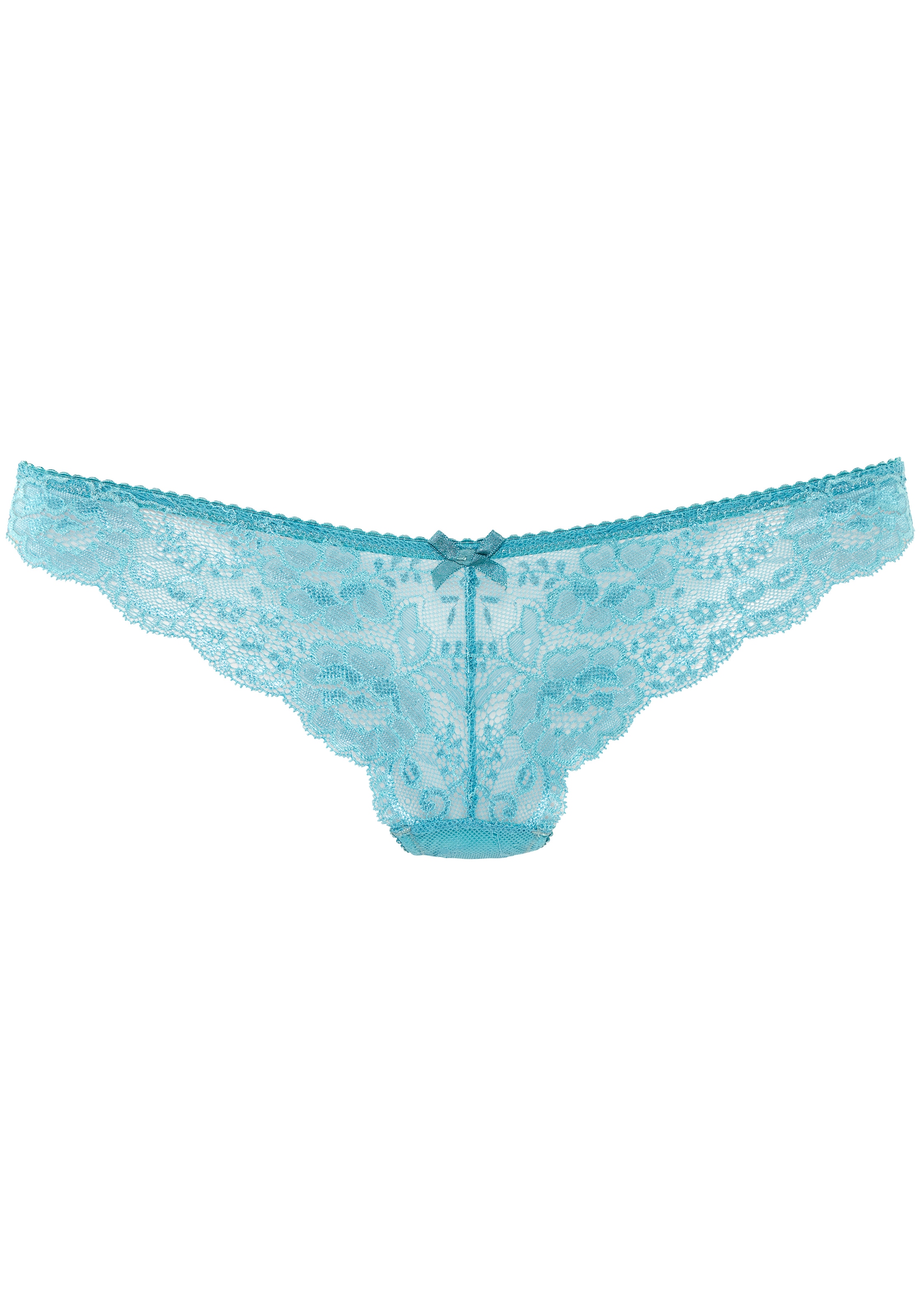 LASCANA String aus schöner Vollspitze und Schleife