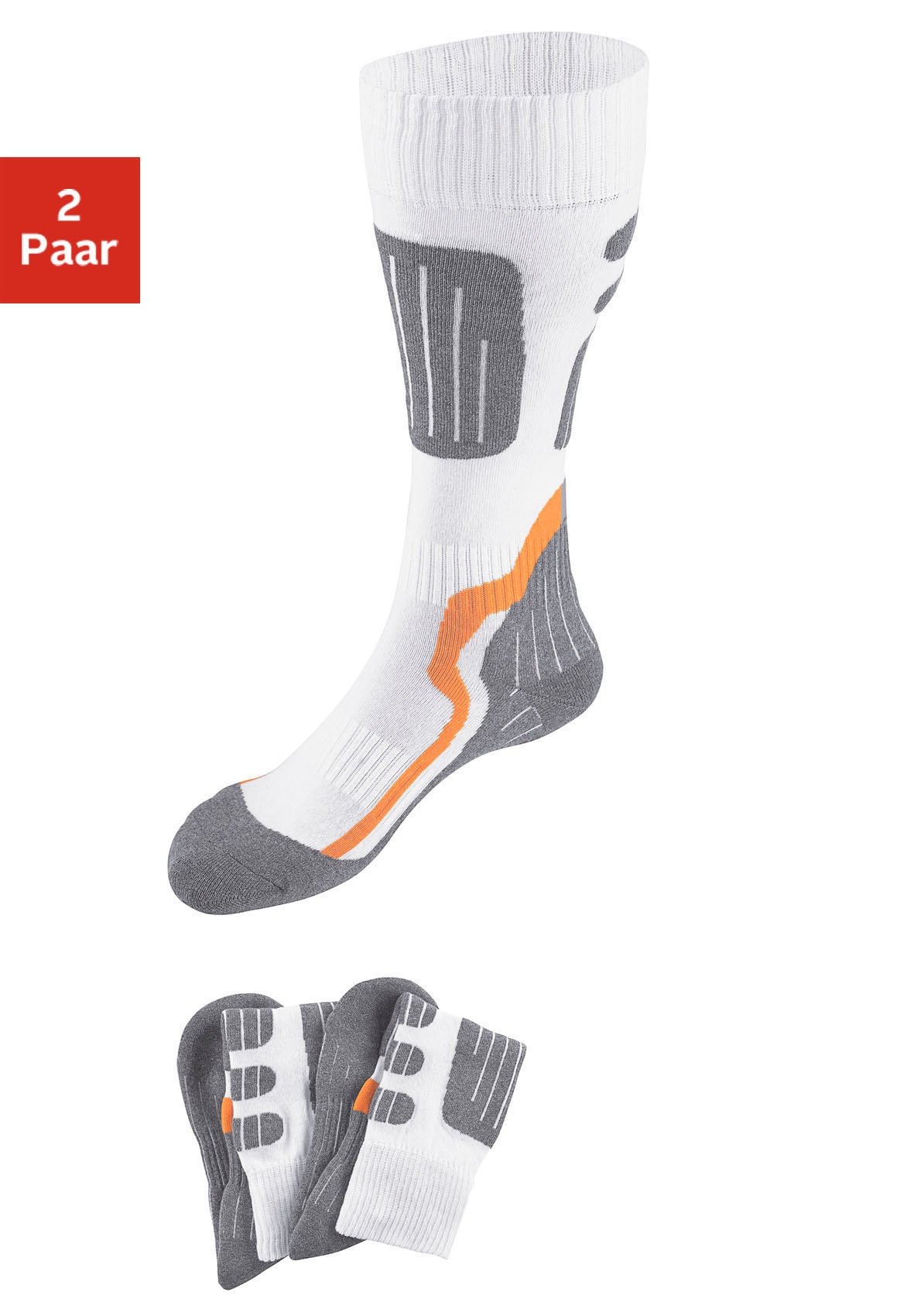 H.I.S Kniestrümpfe Packung, 2 Stk. tlg. ideal für Wintersportaktivitäten