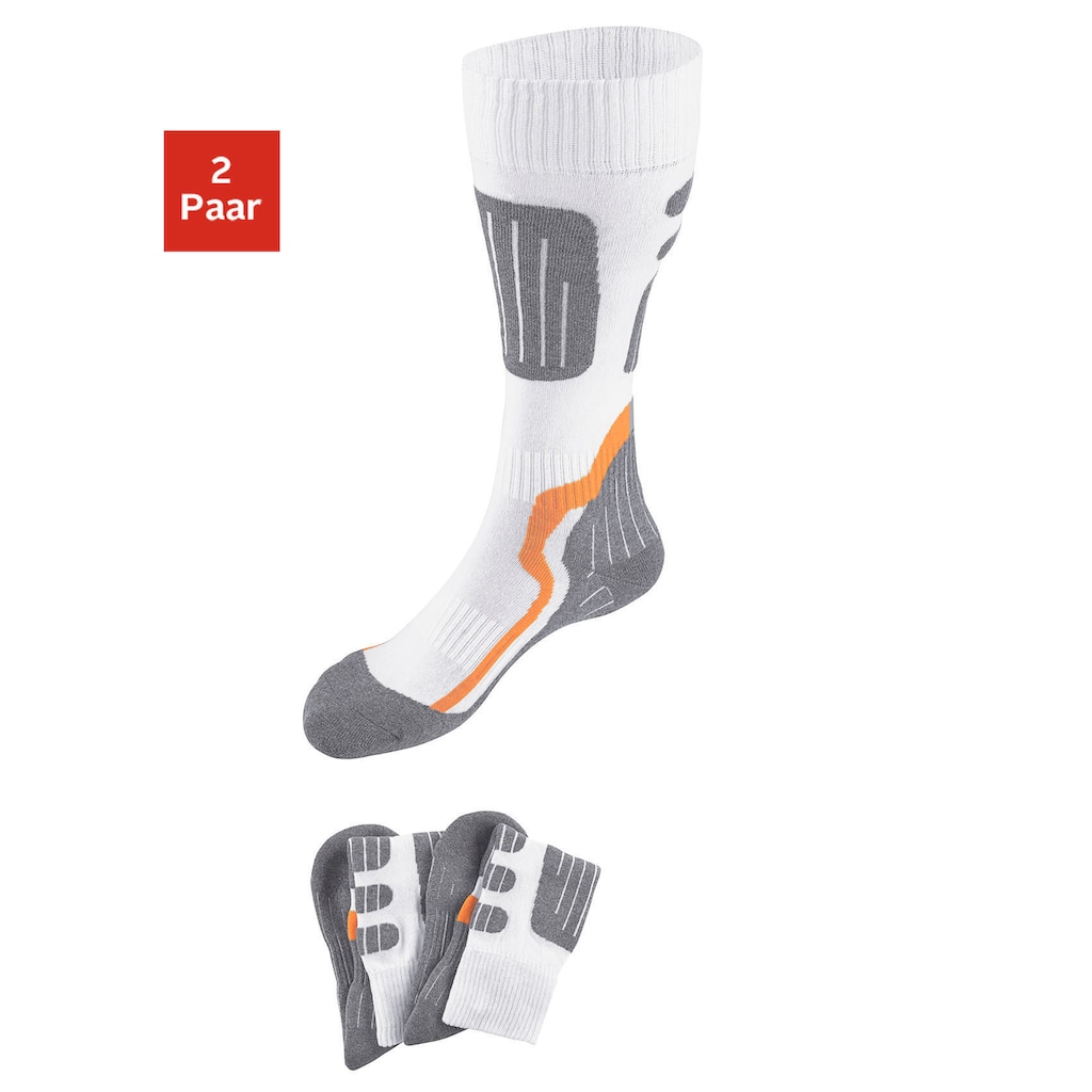 H.I.S Kniestrümpfe, (Packung, 2 Paar), ideal für Wintersportaktivitäten