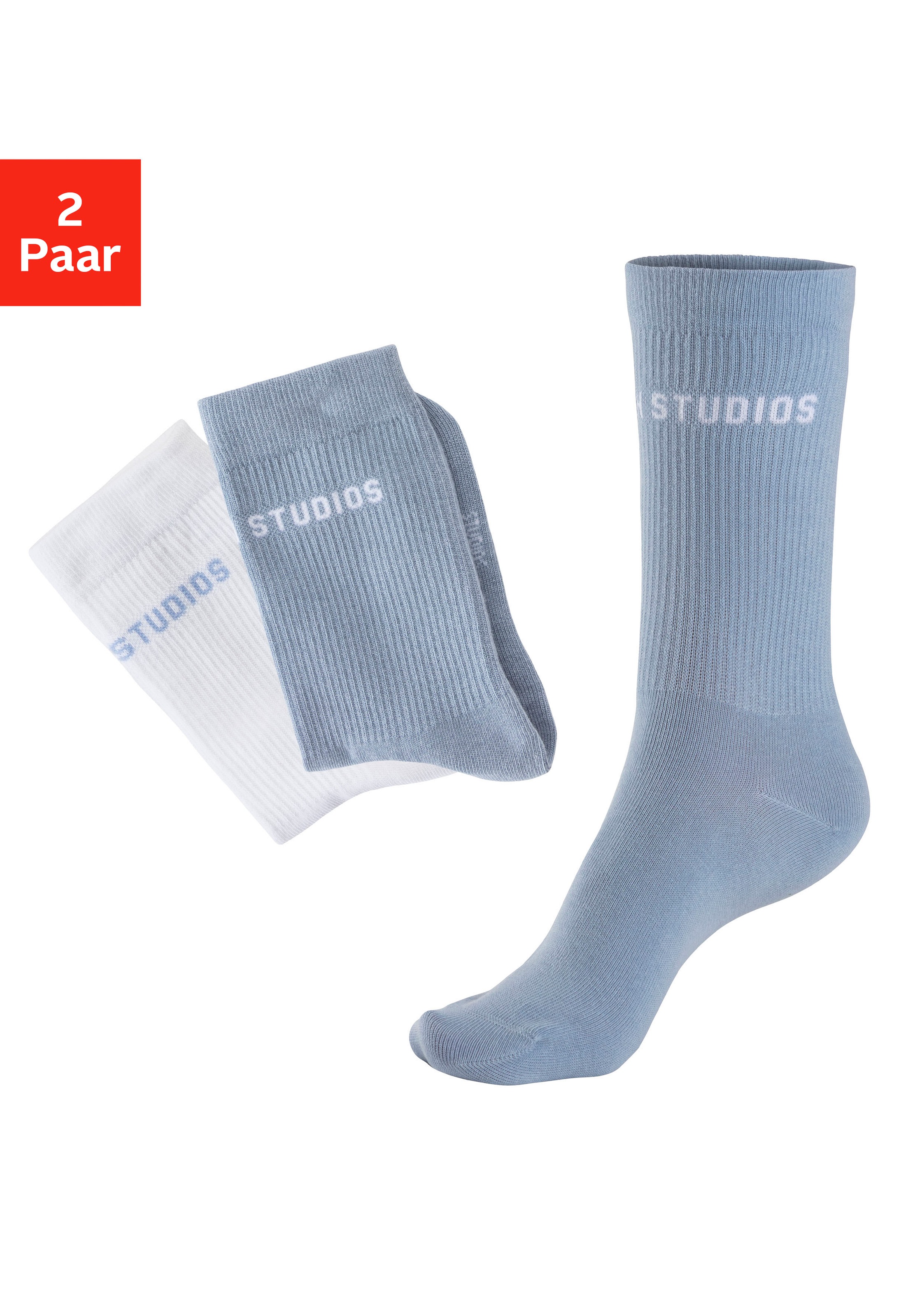 Copenhagen Studios Tennissocken Packung, 2 Paar tlg. ohne Frottee