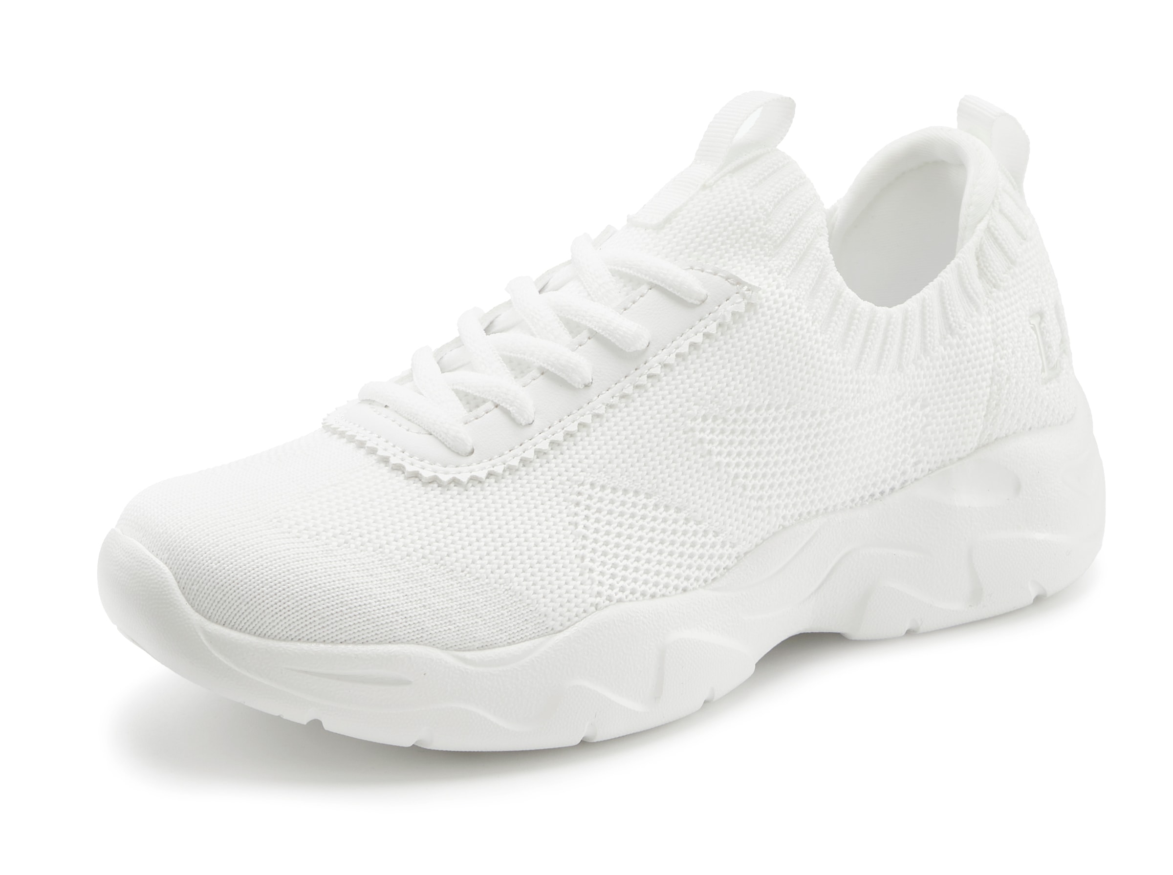 LASCANA ACTIVE Sneaker, ultraleicht und bequem zum Reinschlüpfen mit Zierschnürung VEGAN