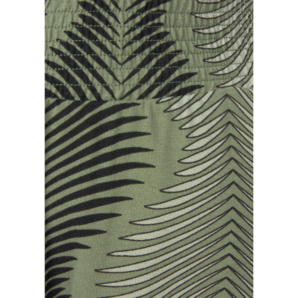 LASCANA Pyjamahose, mit graphischen Allover-Druck
