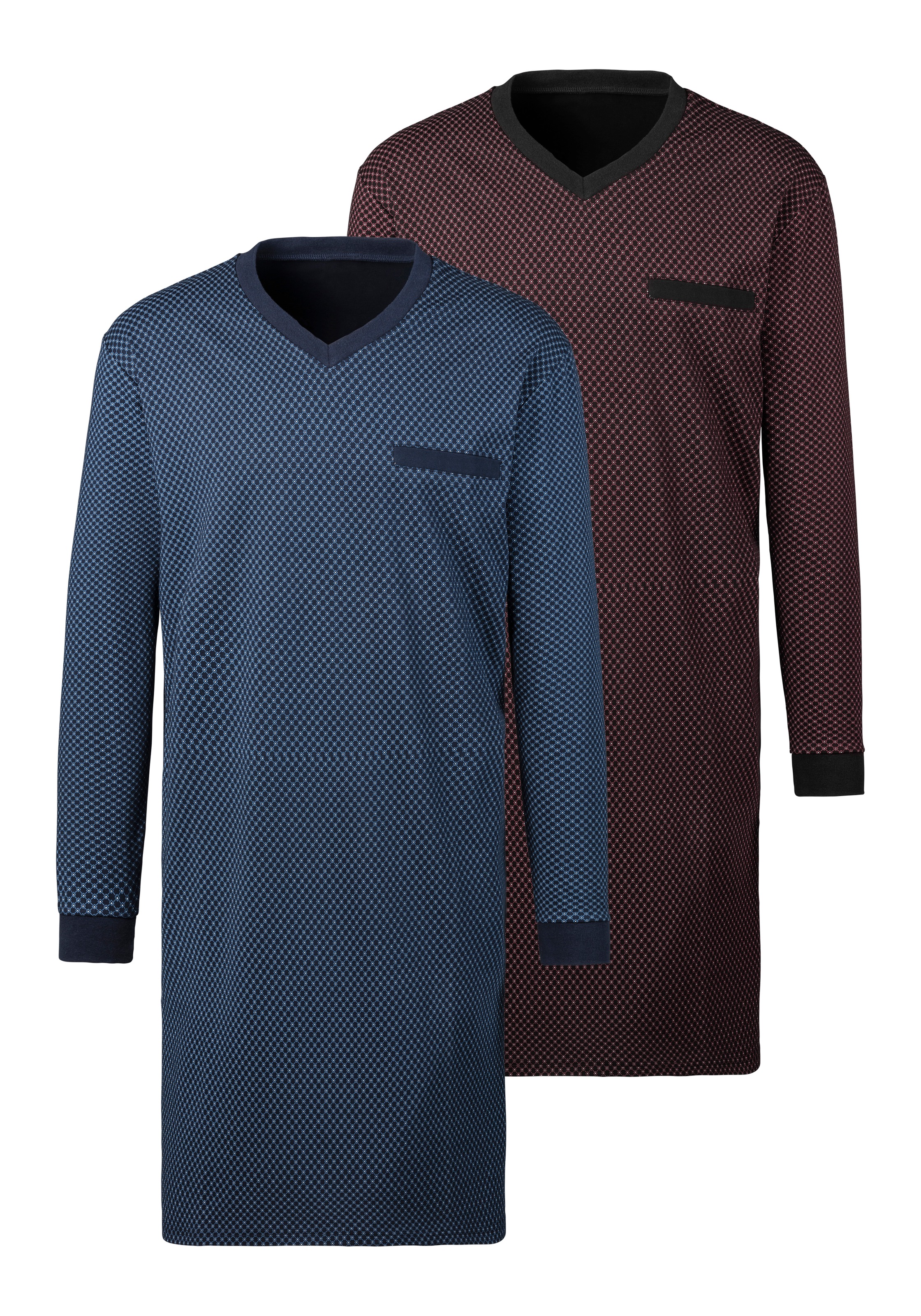 le jogger® Nachthemd 2 Stk. tlg. in bequemer Weite