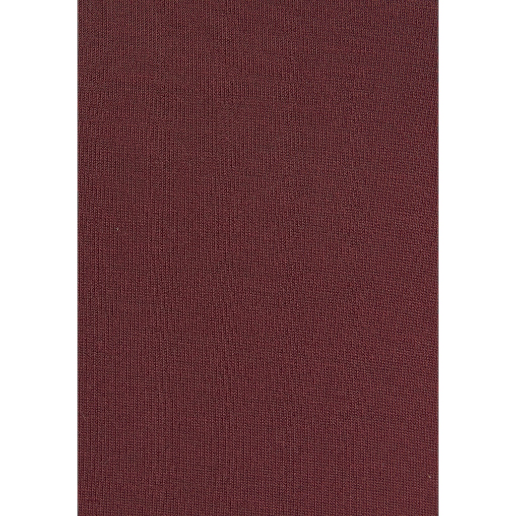 Vivance 3/4-Arm-Shirt »mit Manschetten und goldfarbenen Knöpfen«, aus weichem Viskose-Stretch