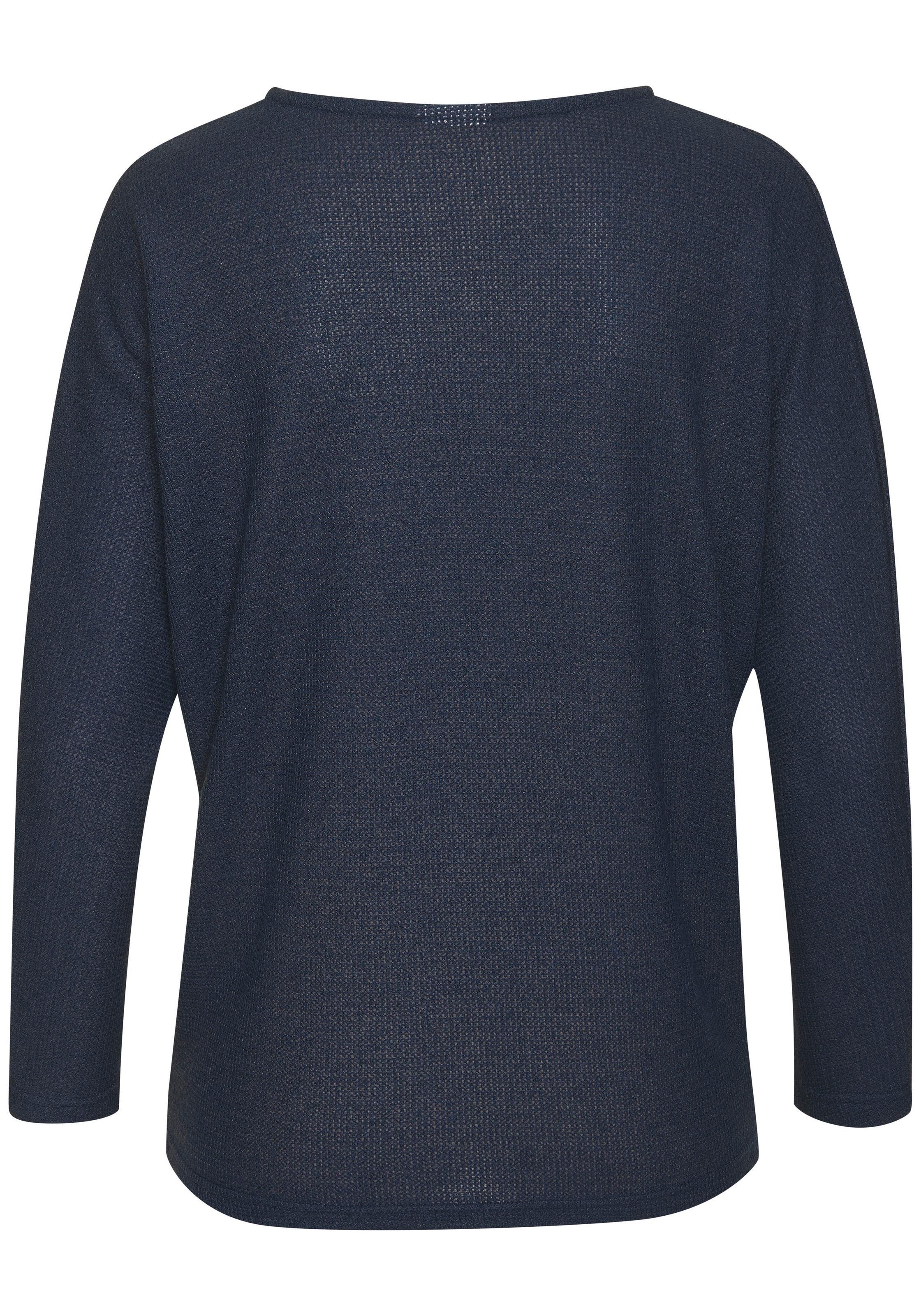 Vivance Langarmshirt »aus flauschigem Strick«, aus bügelfreier Qualität