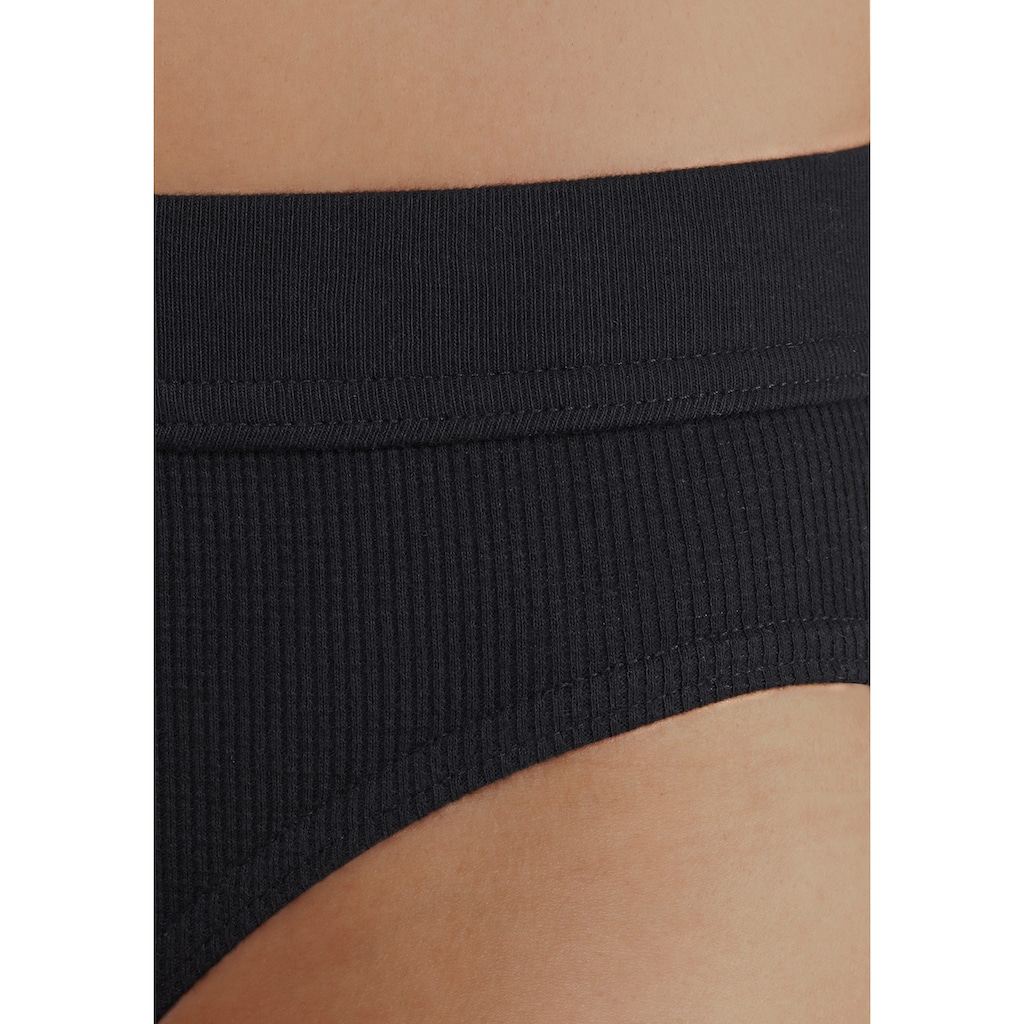 petite fleur Hüftslip, (5er-Pack), aus elastischer Baumwoll-Qualität