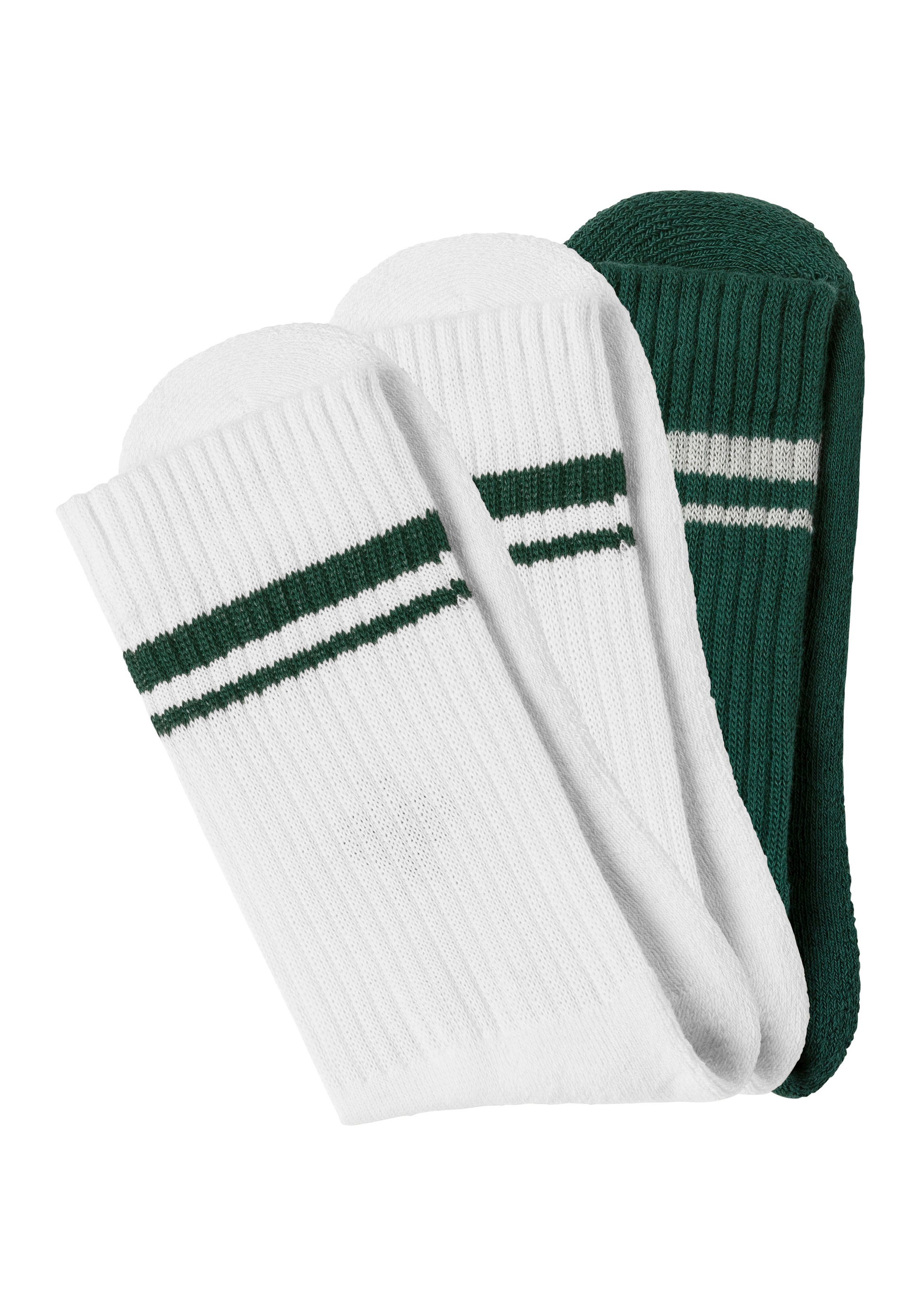 LASCANA ACTIVE Tennissocken Packung, 3 Paar tlg. mit kleiner Stickerei