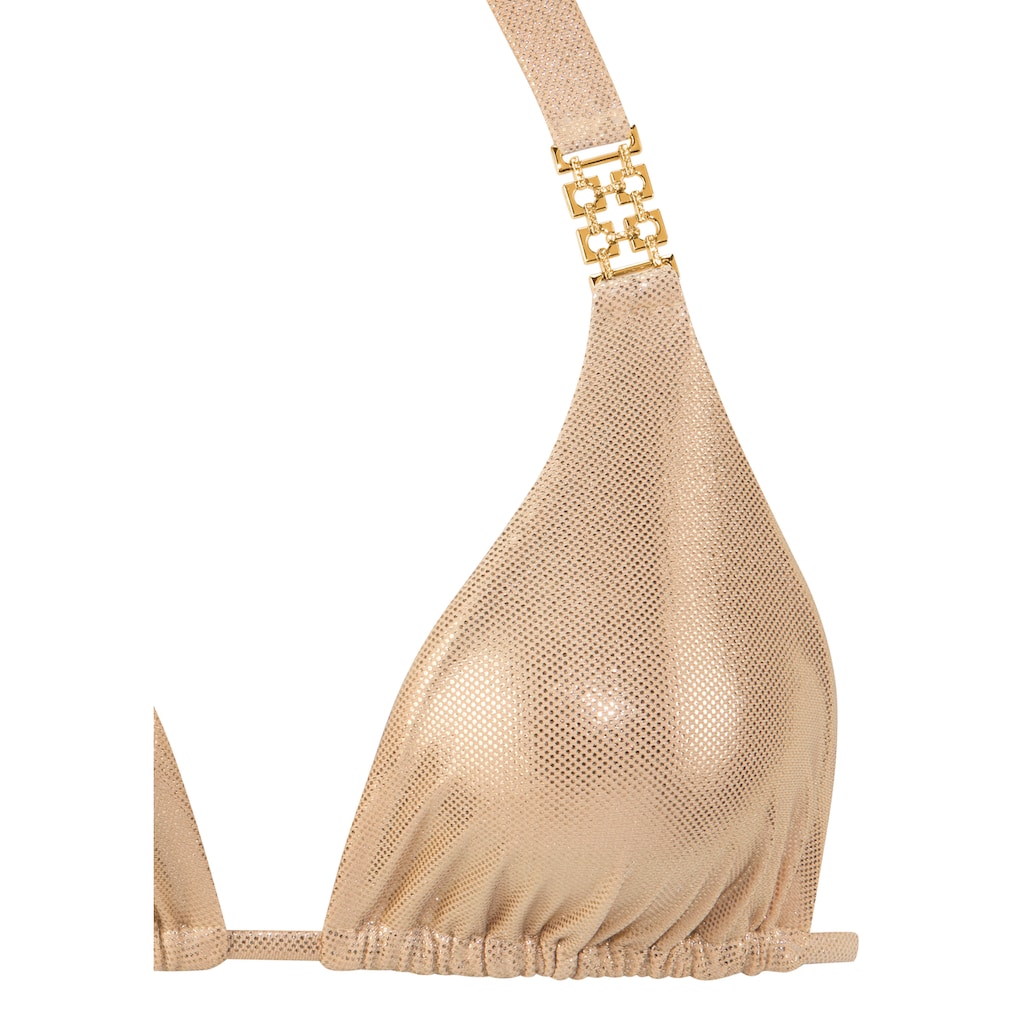 LASCANA Triangel-Bikini »Rio«, mit goldfarbenen Zierschnallen