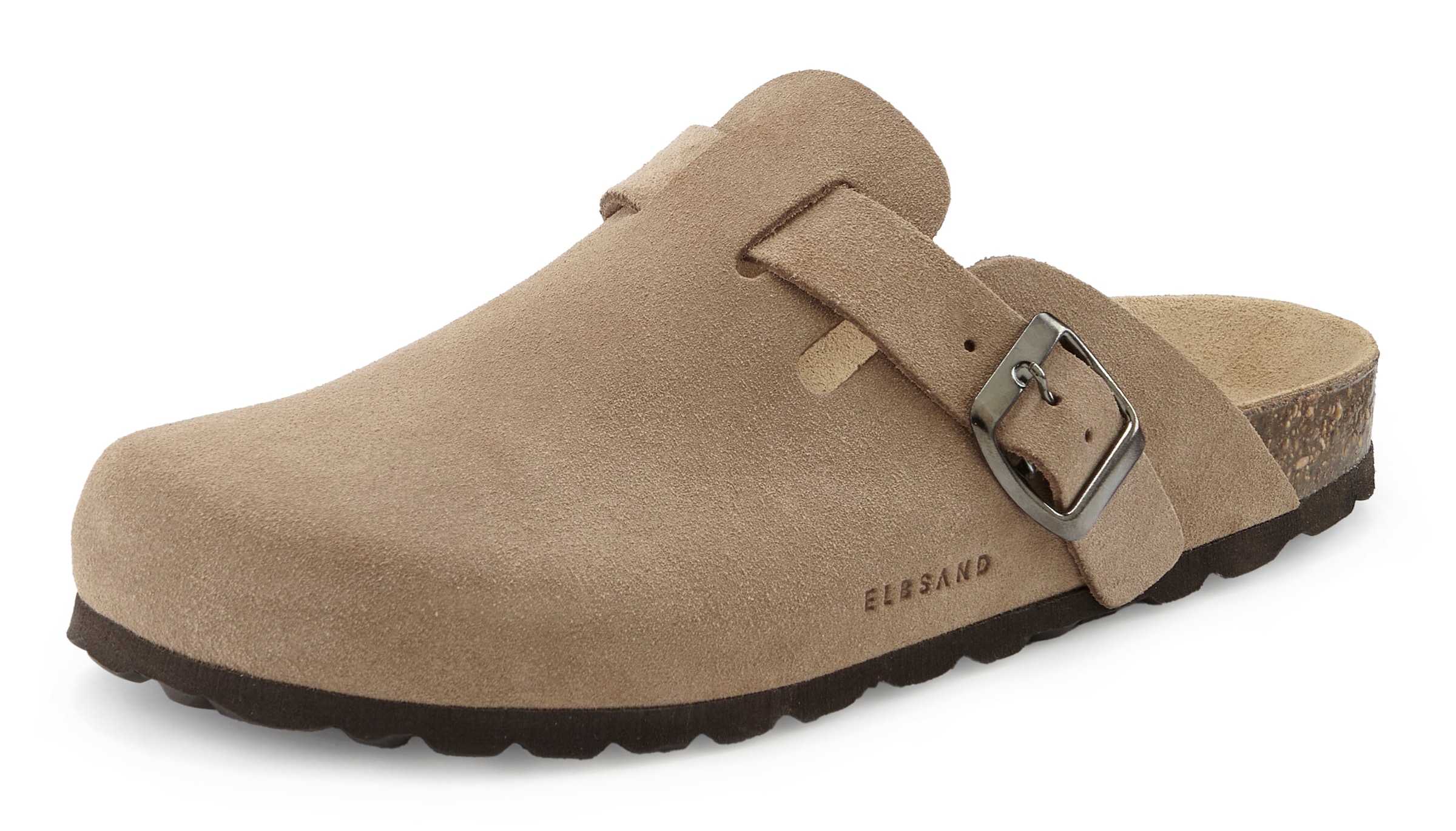 Elbsand Pantolette »Sandale, Mule, Sommerschuh, Lederpantolette«  NOUVEAU en cuir avec semelle intérieure en liège souple