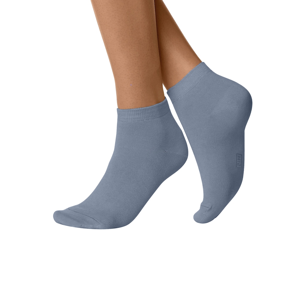 H.I.S Kurzsocken, (Packung, 10 Paar), mit verstärkter Ferse und Spitze