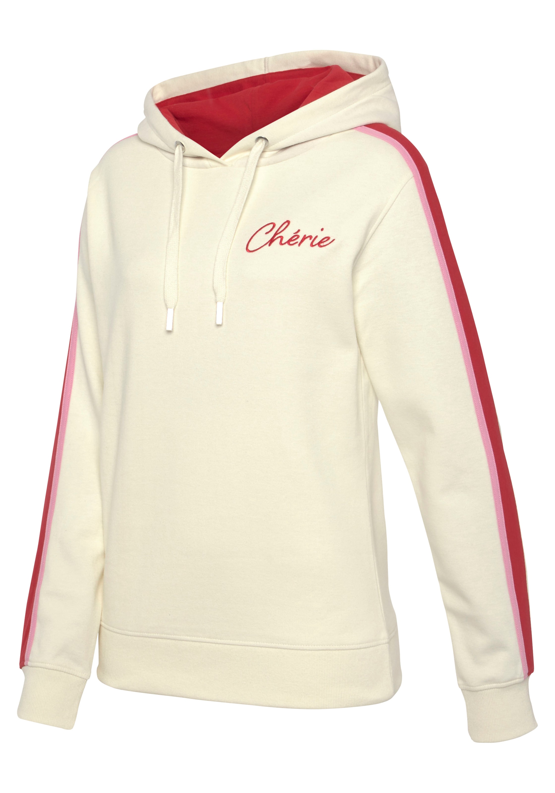 Vivance Hoodie, 1 cuis Hoodie mit Kontrast Einsätzen, Loungeanzug
