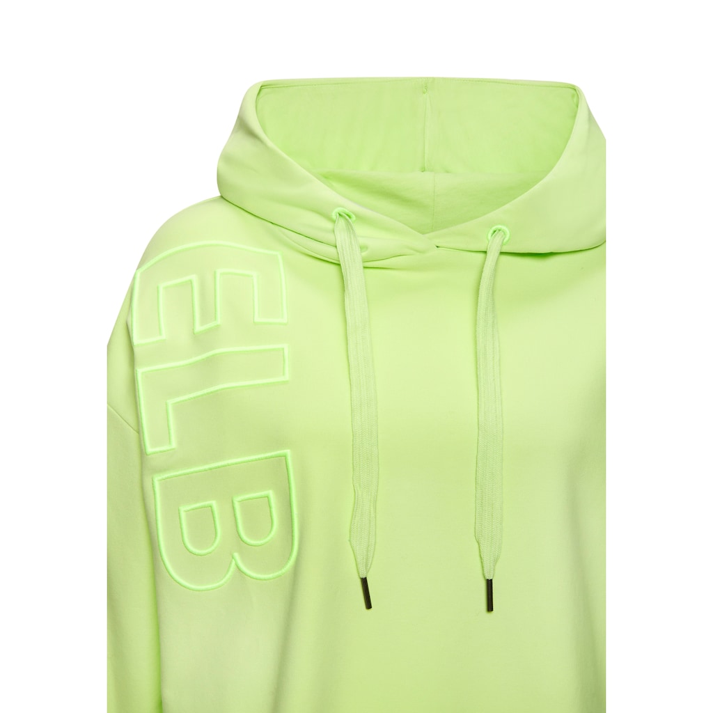 Elbsand Kapuzensweatshirt »Elgin«, mit Logostickerei, lockerer Hoodie aus elastischer Baumwolle