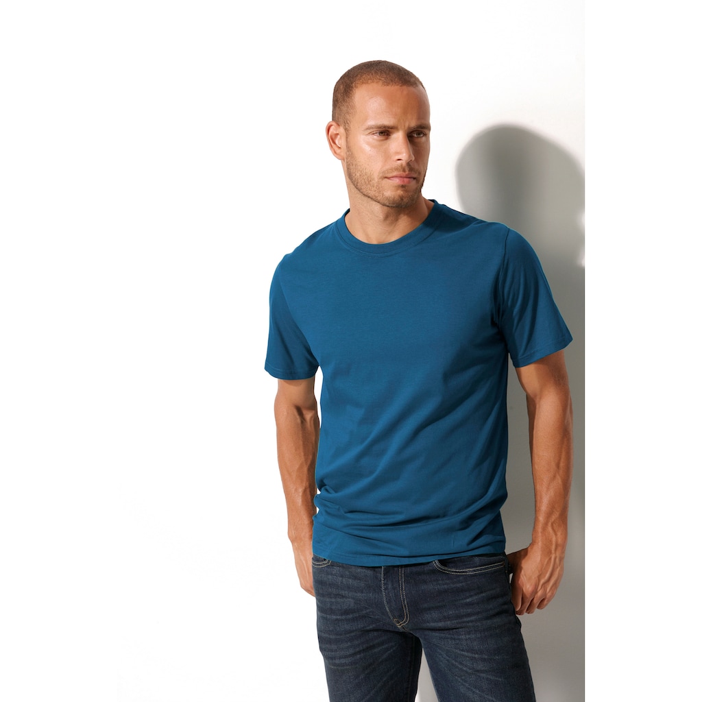 H.I.S T-Shirt, (Packung, 3 tlg.), aus Baumwolle perfekt als Unterziehshirt