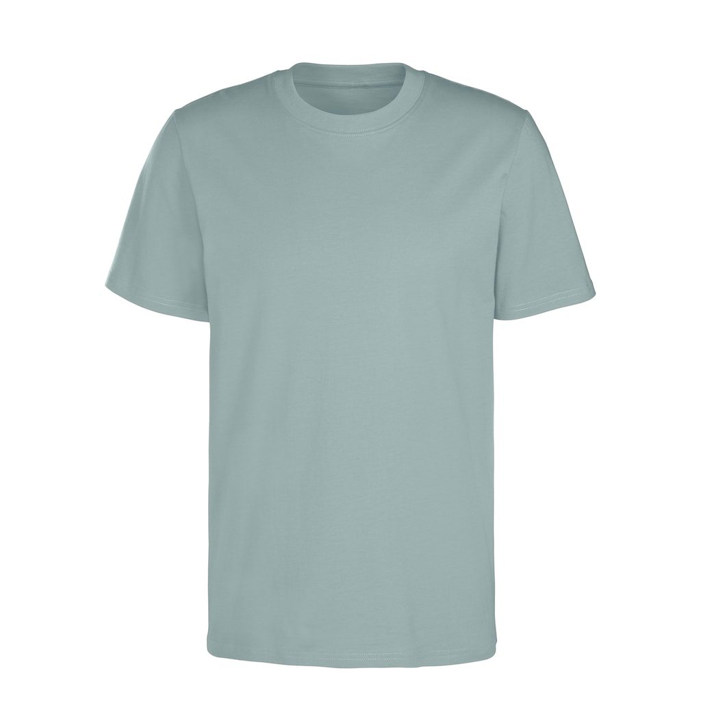 KangaROOS T-Shirt, (2er-Pack), Freizeitshirt mit Kurzarm, Rundhals aus reine Baumwolle