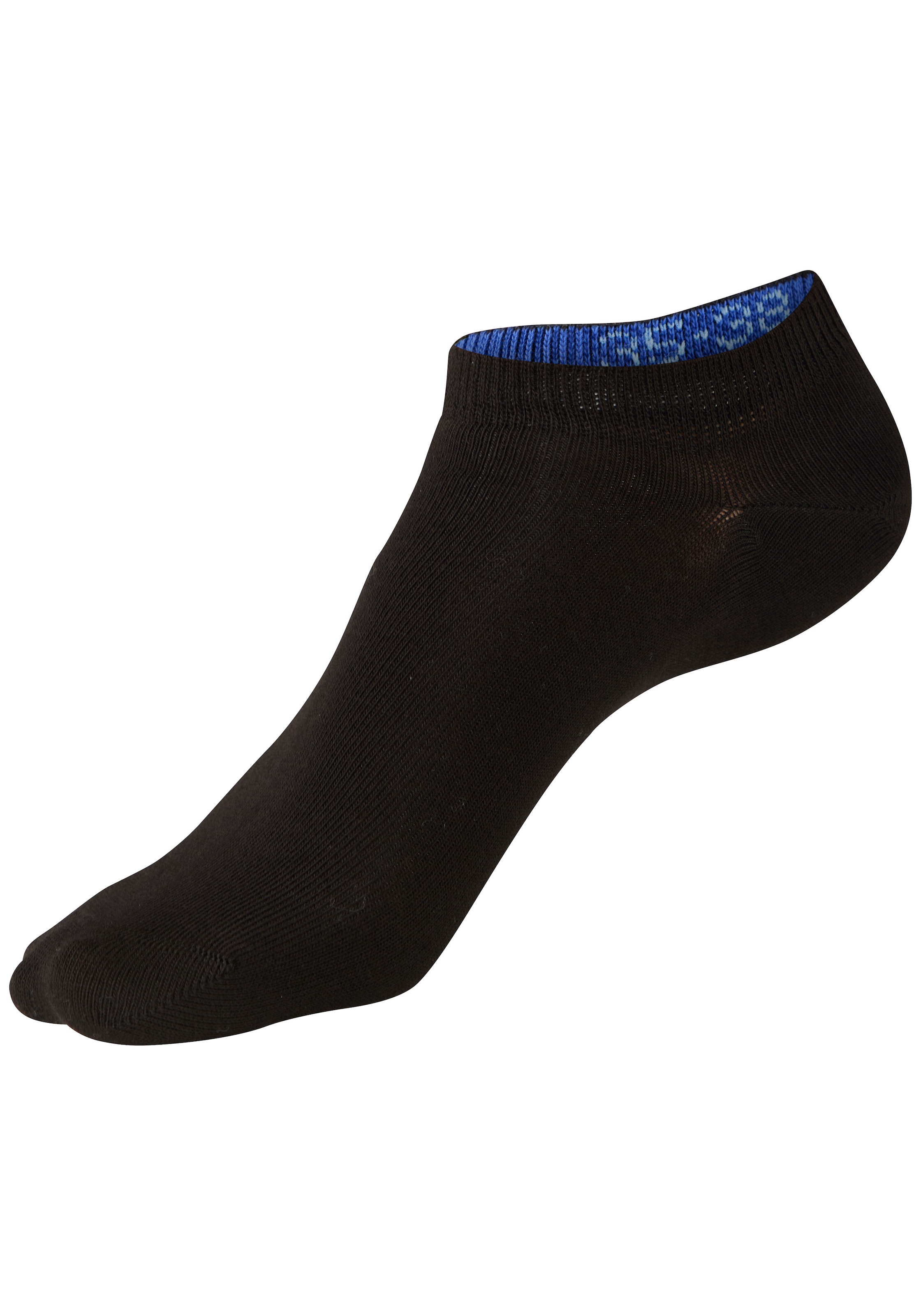 H.I.S Chaussettes de baskets »für Damen und Herren, perfekt zu sortieren, mit farbigen Innenbündchen« Boîte, 20 Couple tlg. dans une boîte cadeau pratique pour le travail et les loisirs
