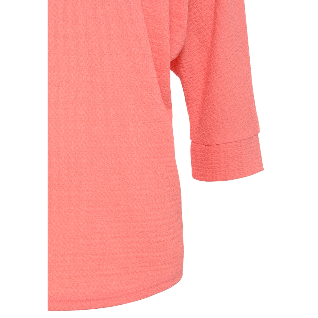 Vivance 3/4-Arm-Shirt »aus bügelfreier Crêpe-Qualität«