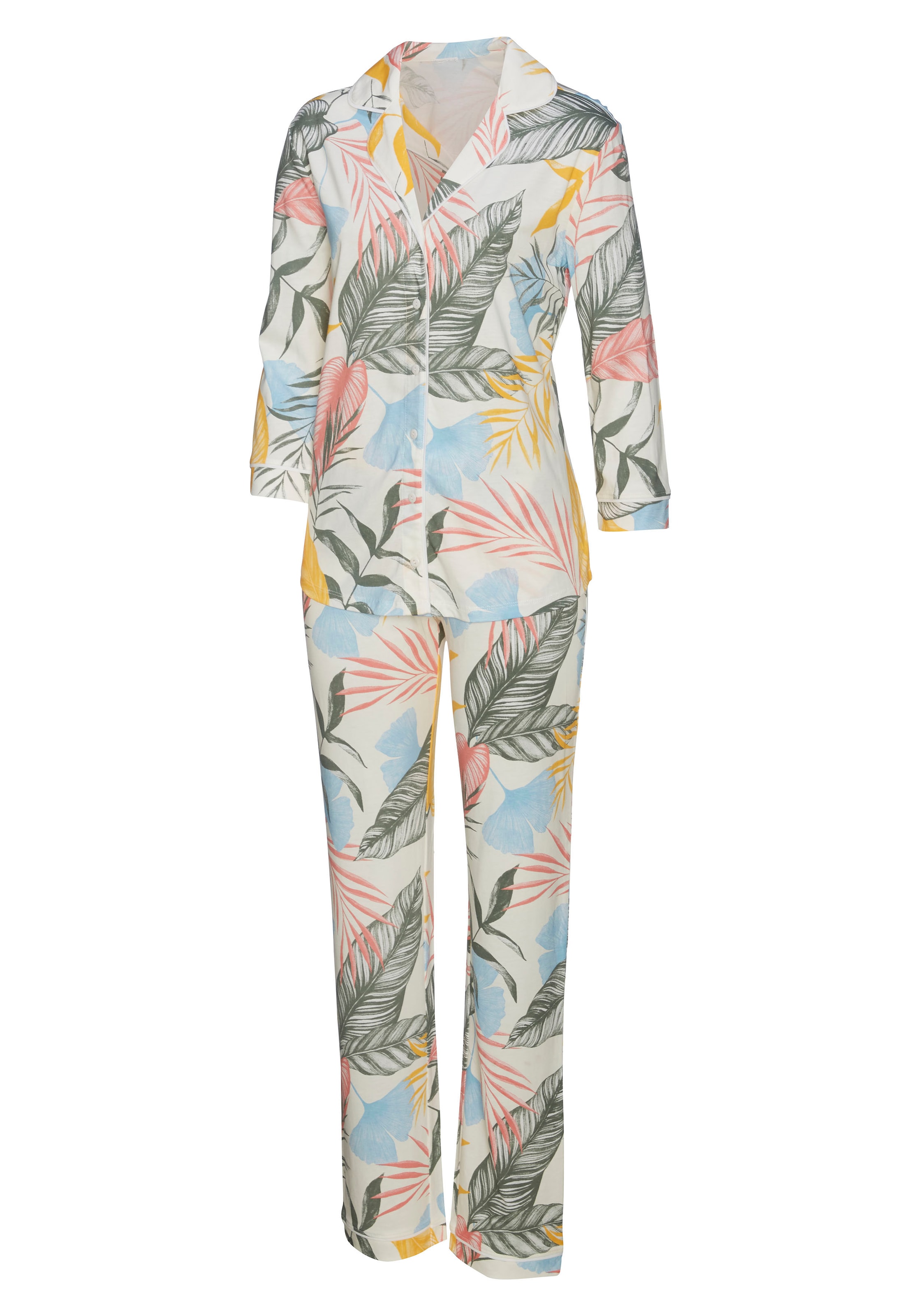 Vivance Dreams Pyjama, mit floralem Druck