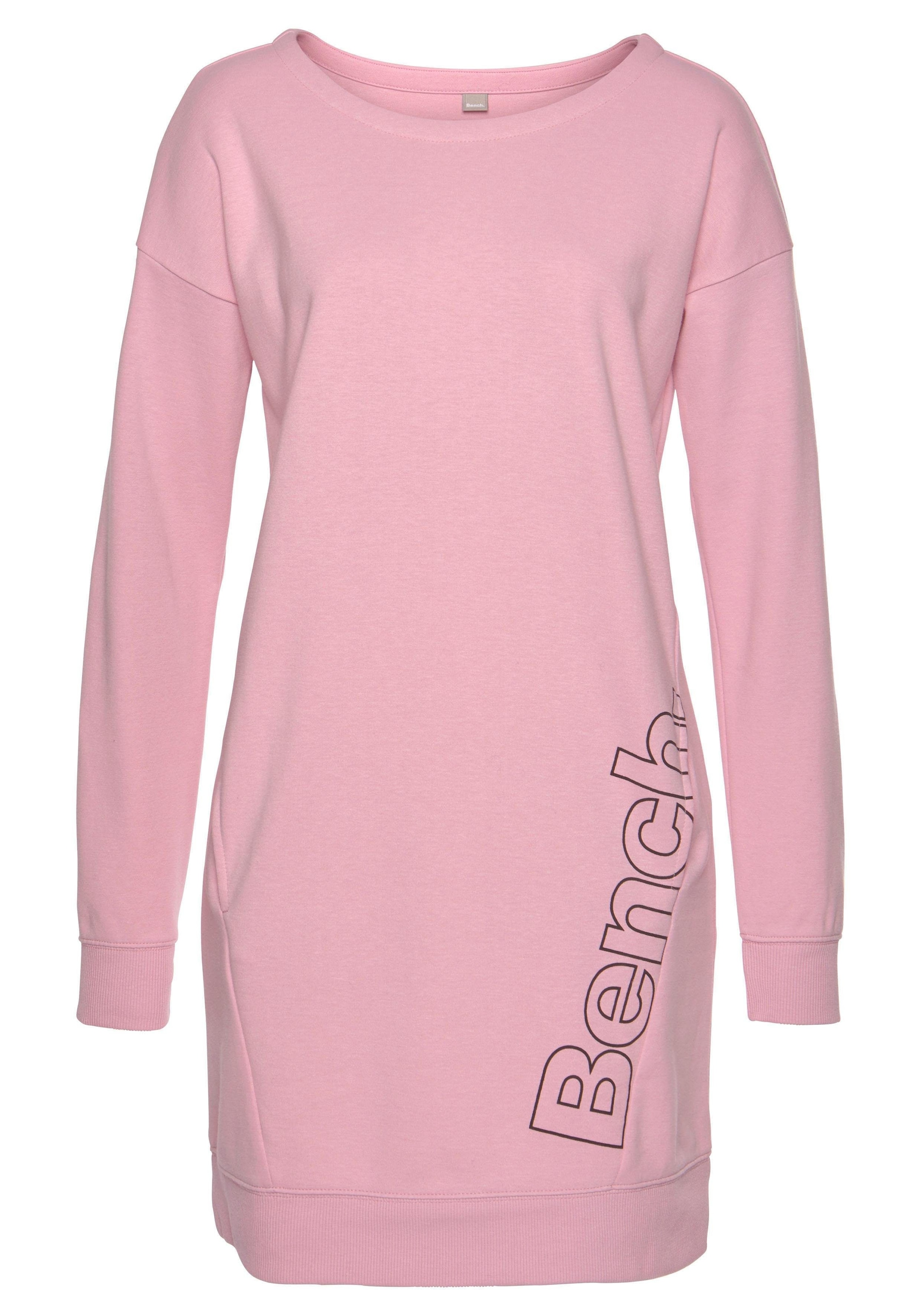 Bench. Loungewear Sweatkleid, mit seitlichem Logoprint